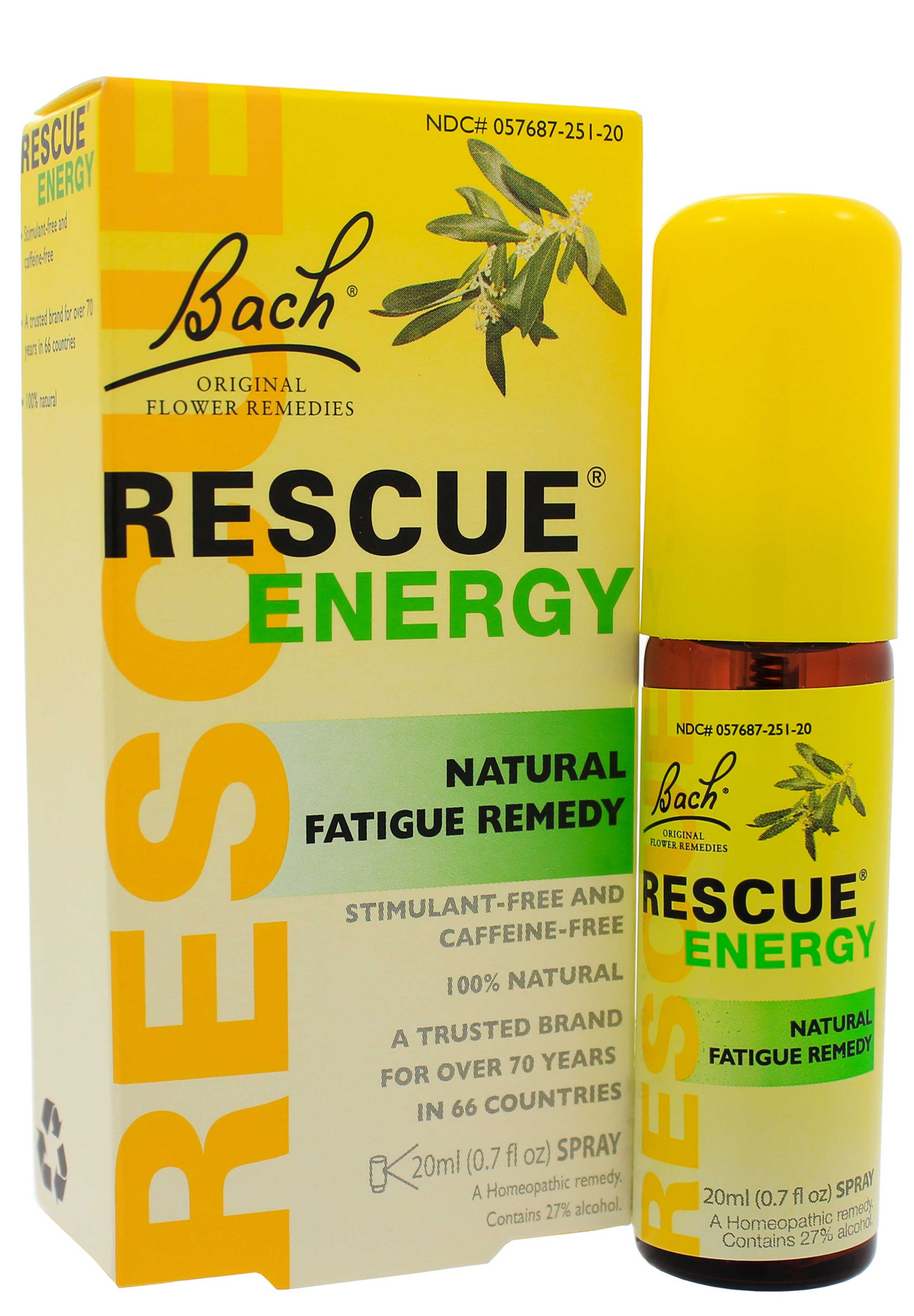 Bach Flower Remedies Rescue Energy