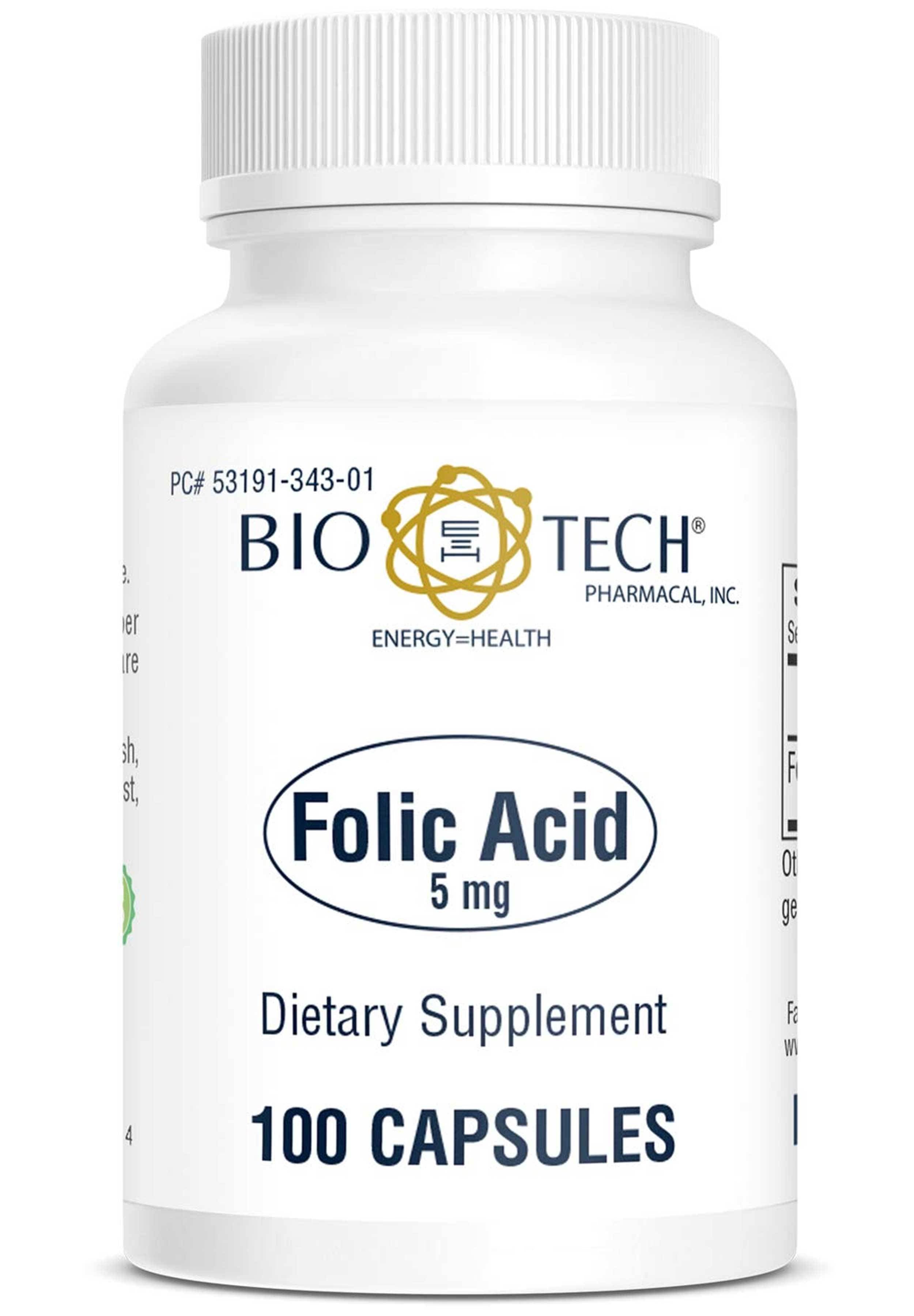 Bio-Tech Pharmacal Folic Acid (5 mg)