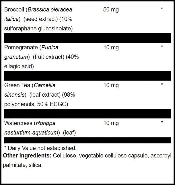 BioGenesis BioCleanse Capsules Ingredients