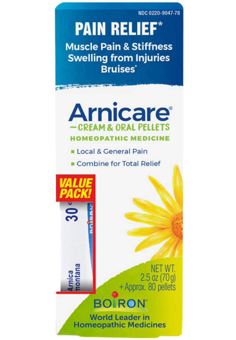 Boiron Homeopathics Arnicare Cream Pain Value Pack