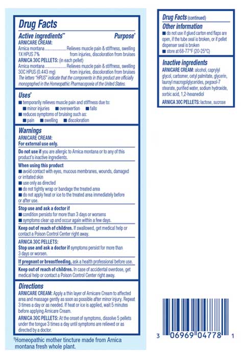 Boiron Homeopathics Arnicare Cream Pain Value Pack Ingredients
