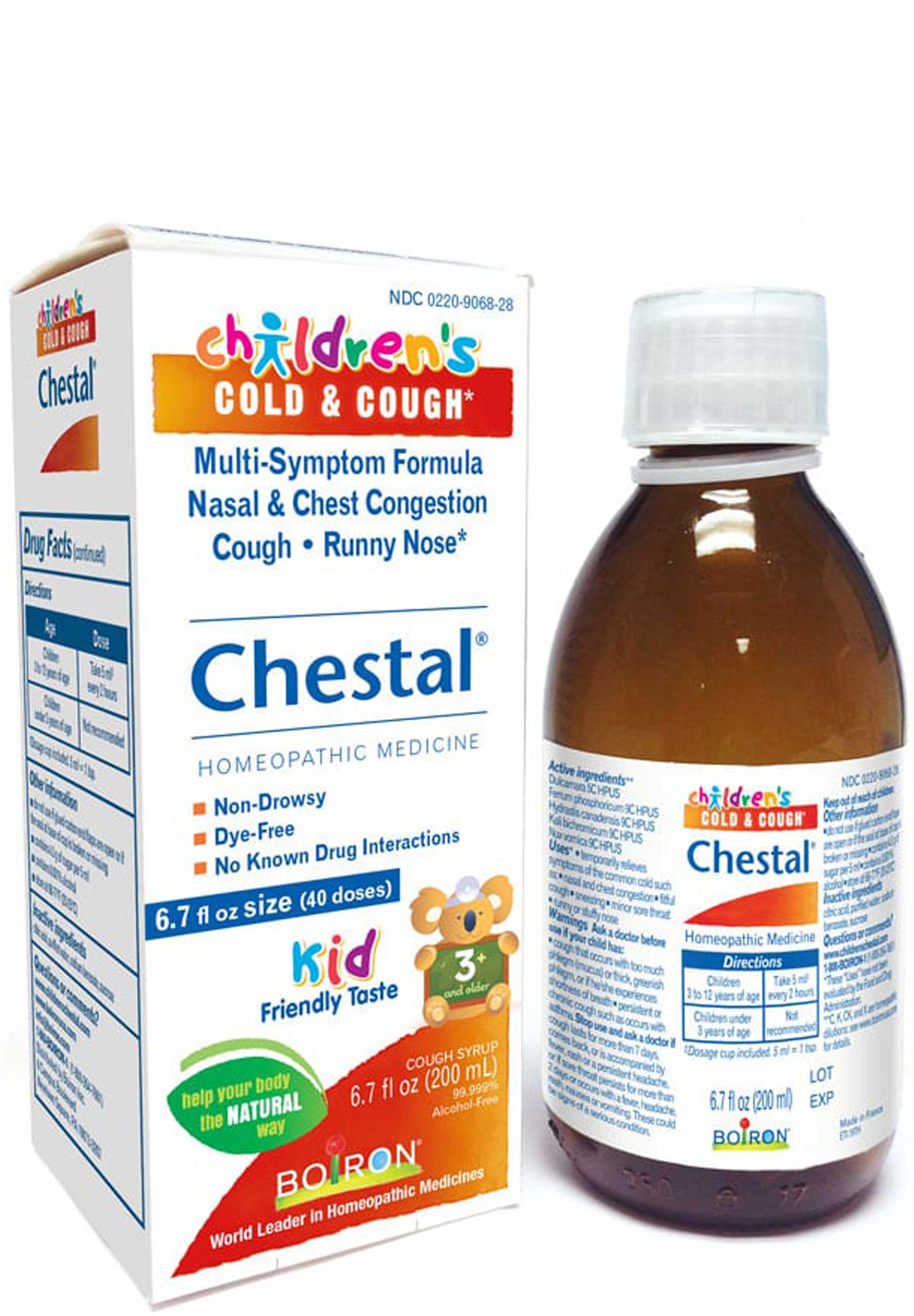 Boiron Homeopathics Chestal Children's Cold & Cough