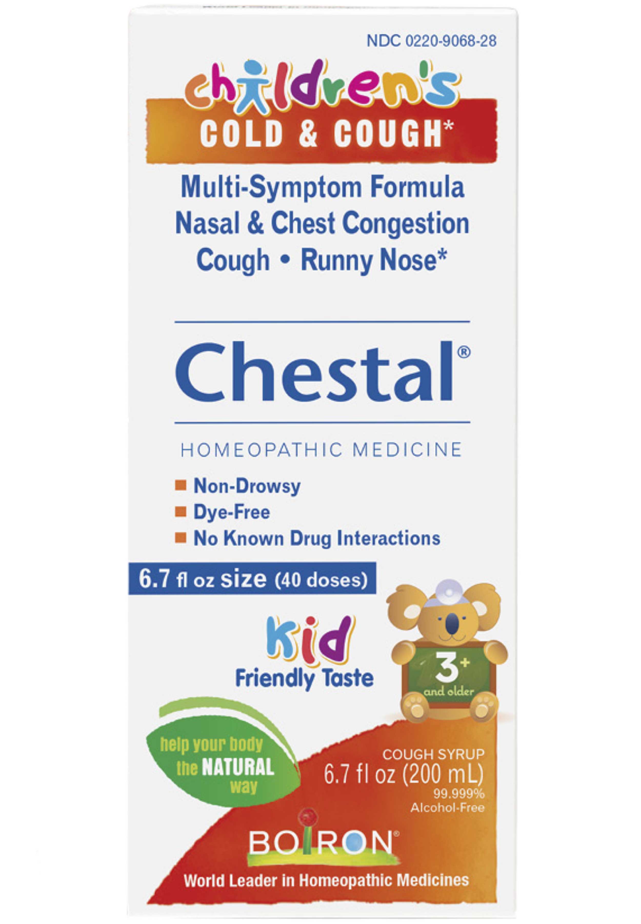 Boiron Homeopathics Chestal Children's Cold & Cough