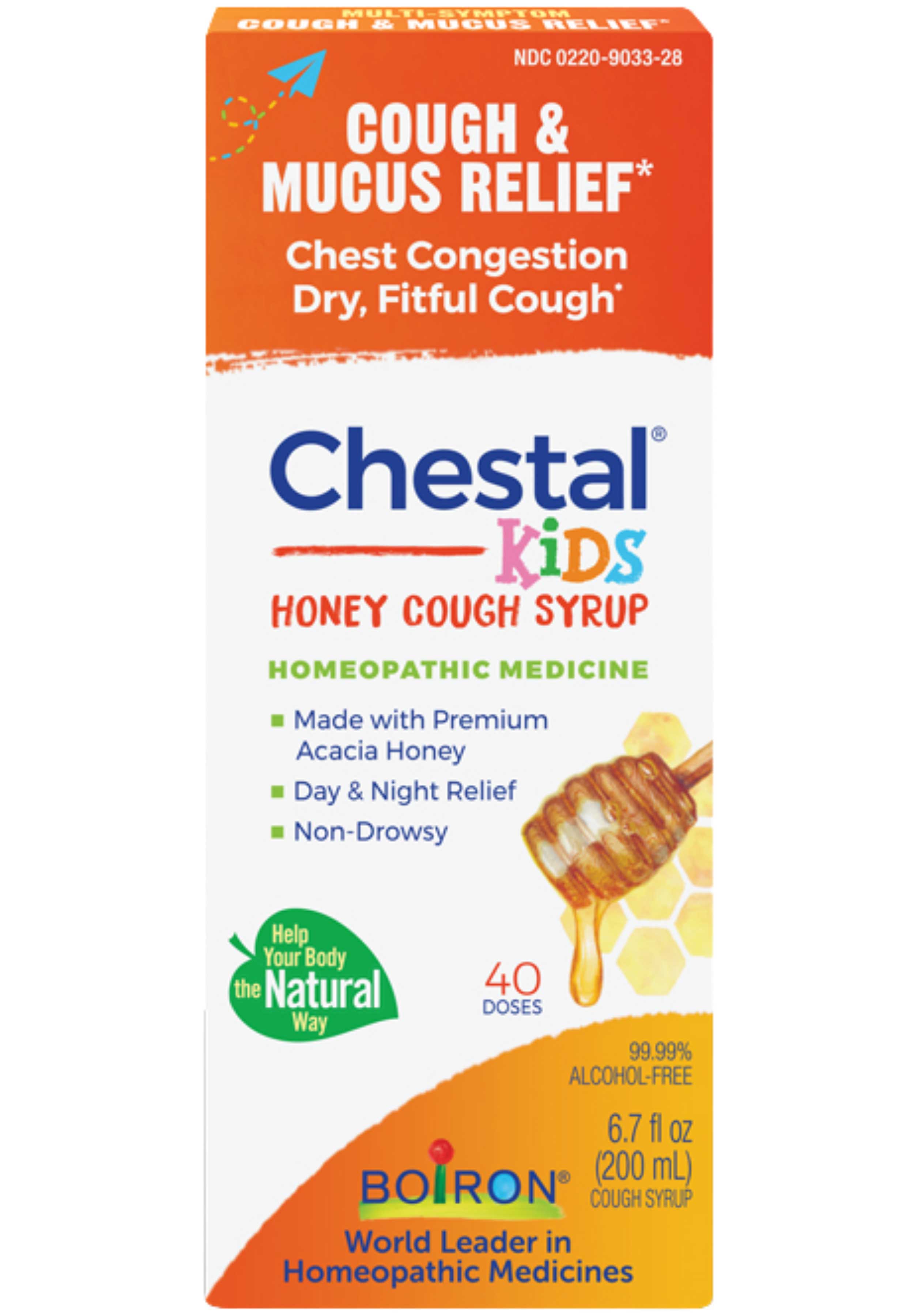 Boiron Homeopathics Chestal Kid's Cough Honey