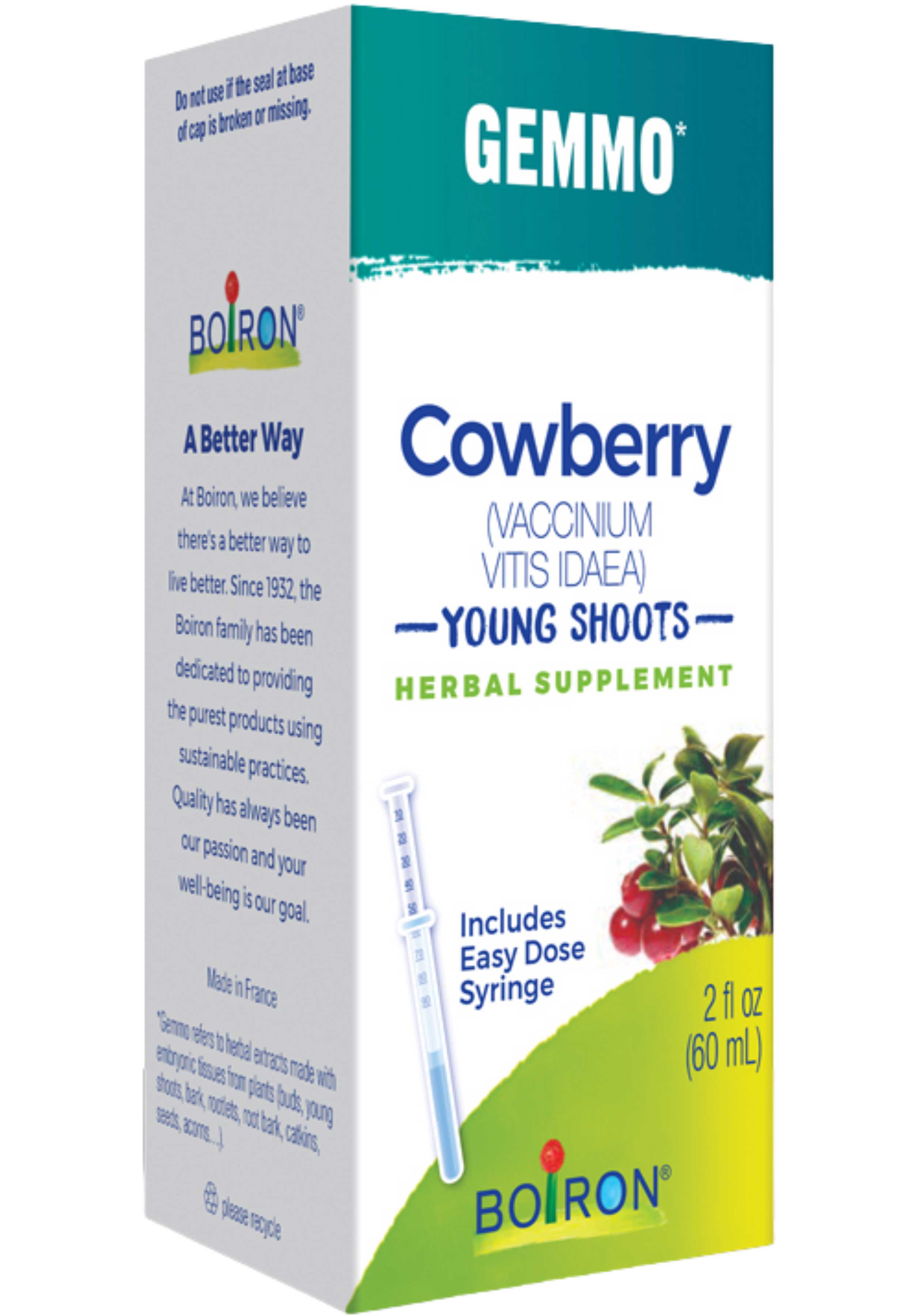 Boiron Homeopathics Gemmo Cowberry Young Shoots