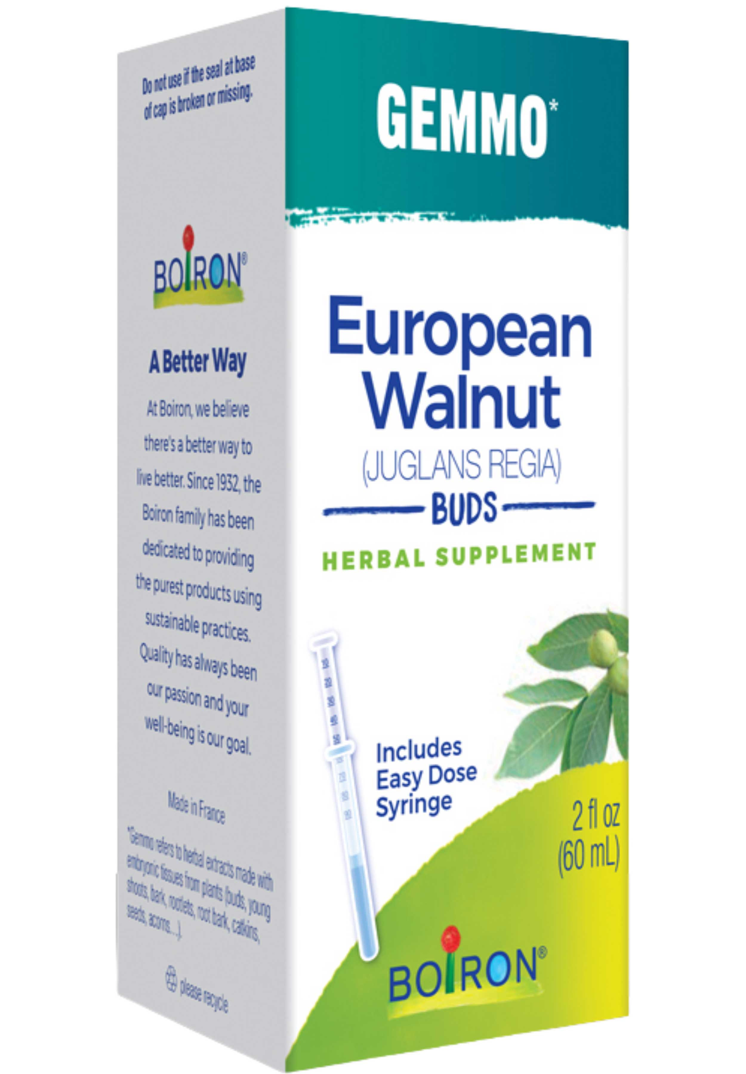 Boiron Homeopathics Gemmo European Walnut Buds