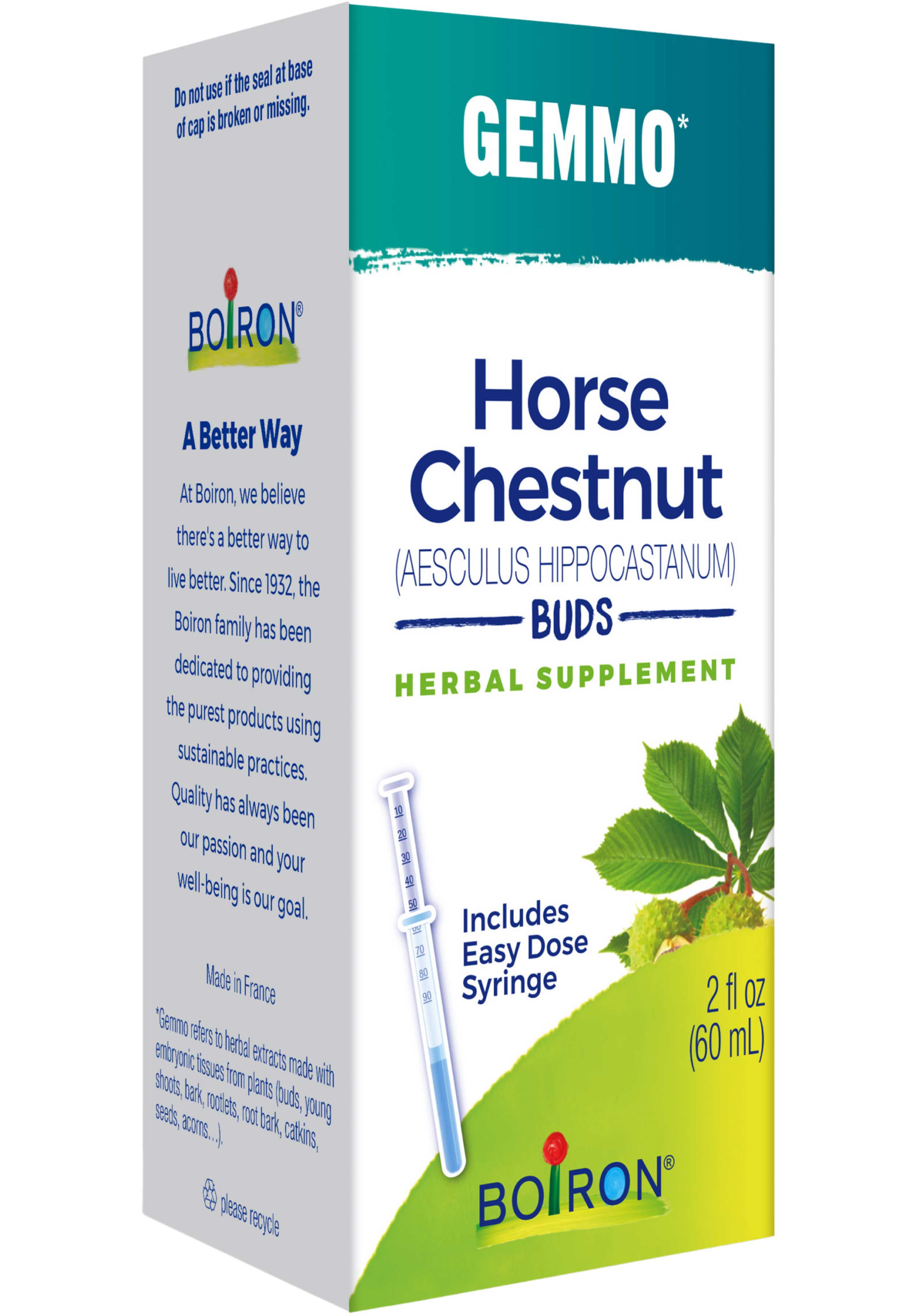 Boiron Homeopathics Gemmo Horse Chestnut Buds