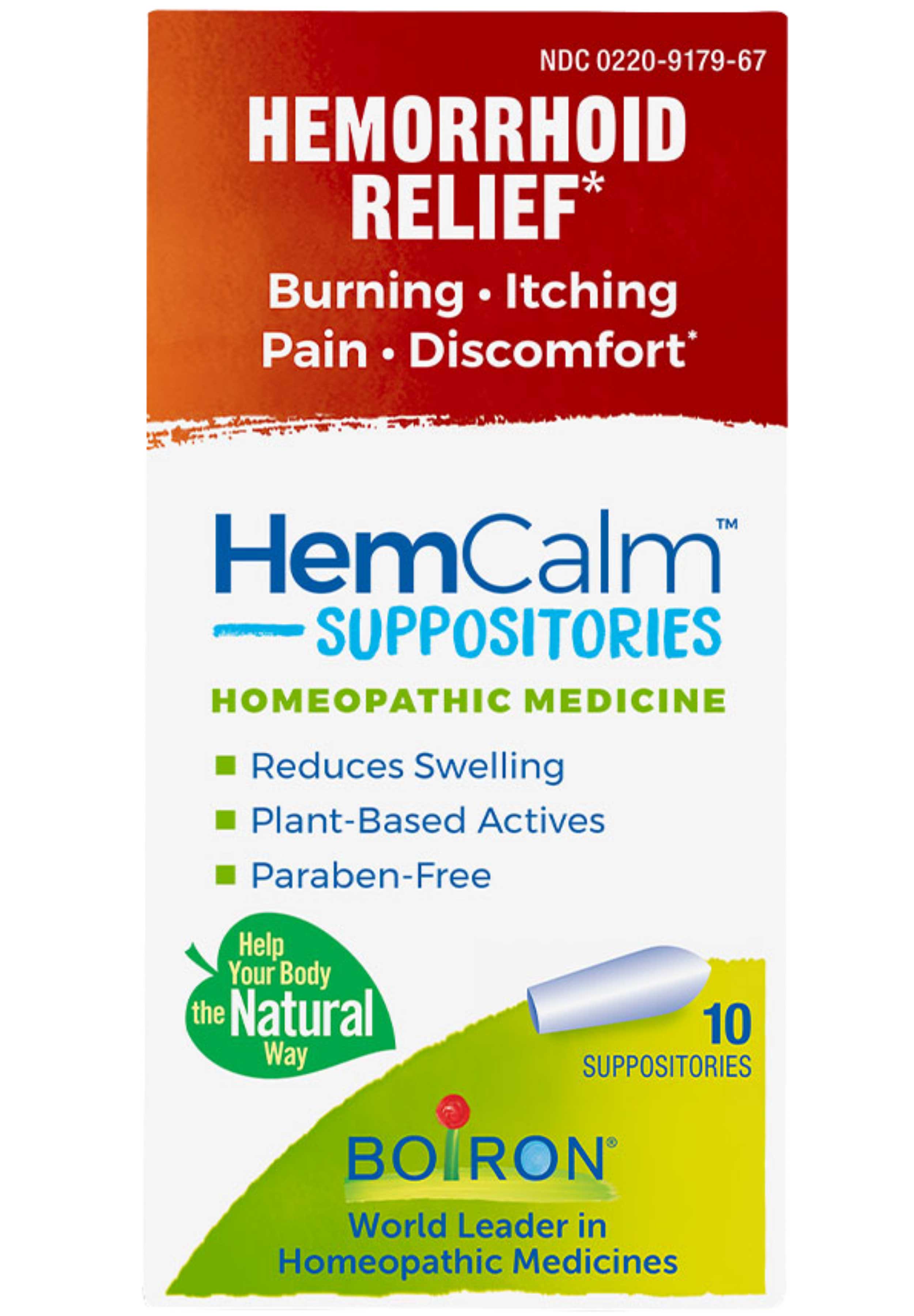 Boiron Homeopathics HemCalm Suppositories
