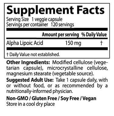 Doctor's Best Alpha Lipoic Acid 150mg