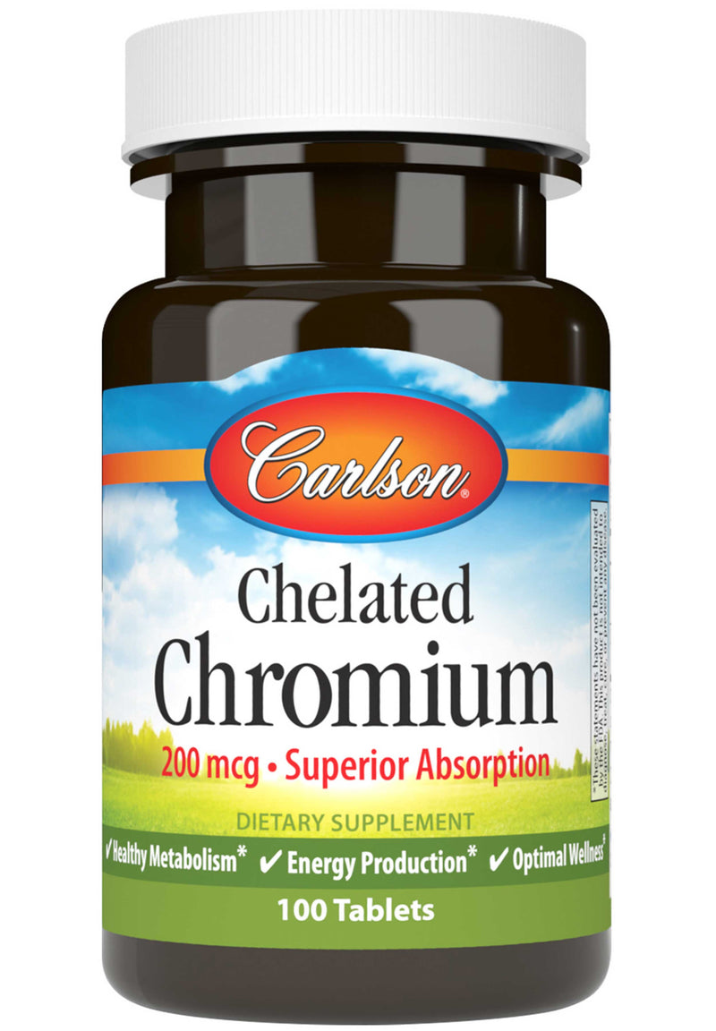 Carlson Labs Chelated Chromium 200 mcg