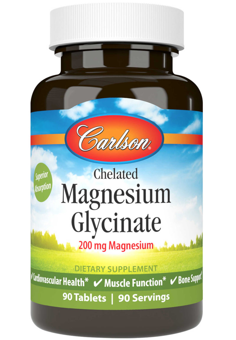Carlson Labs Chelated Magnesium Glycinate 200 mg