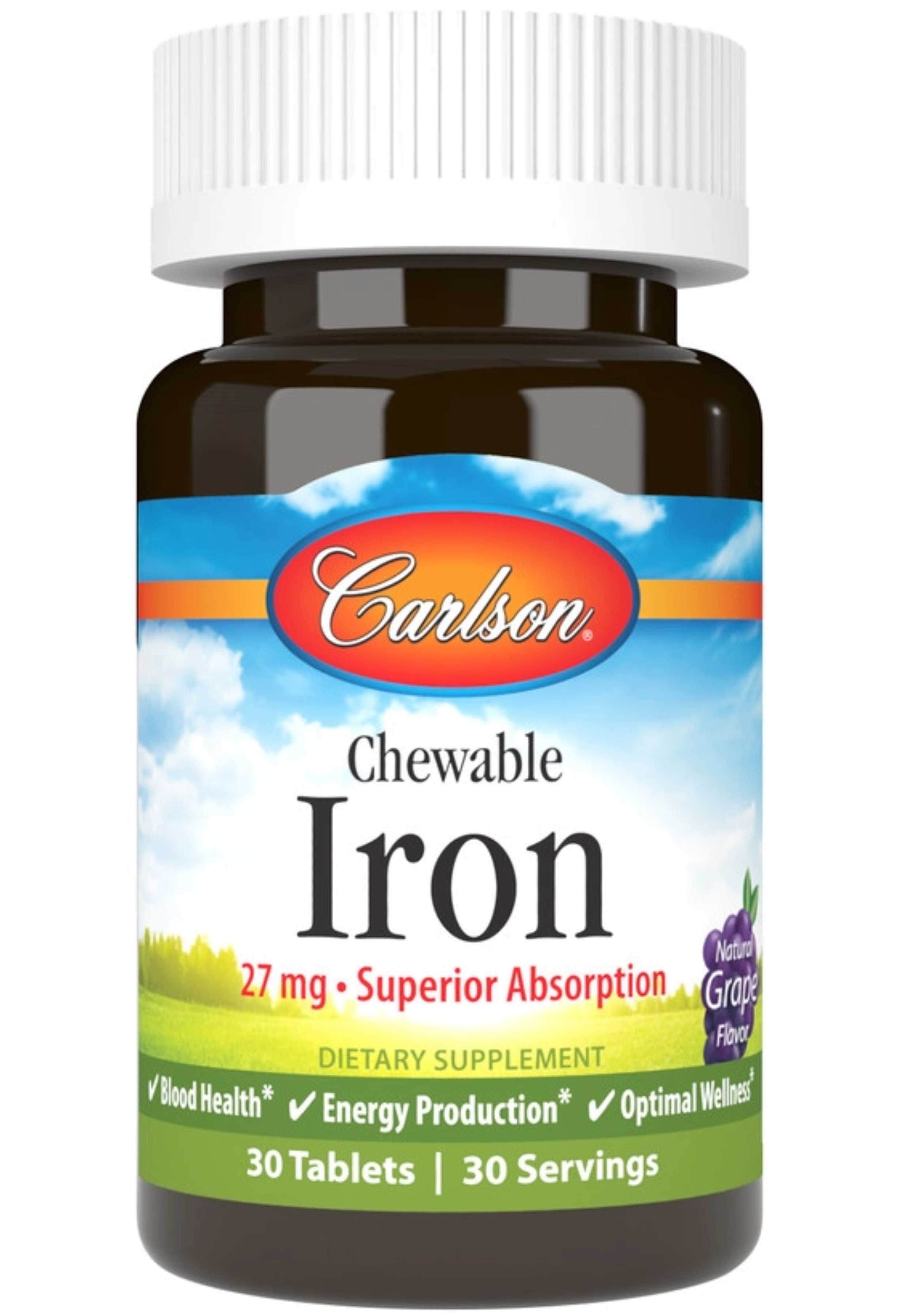 Carlson Labs Chewable Iron 27 mg