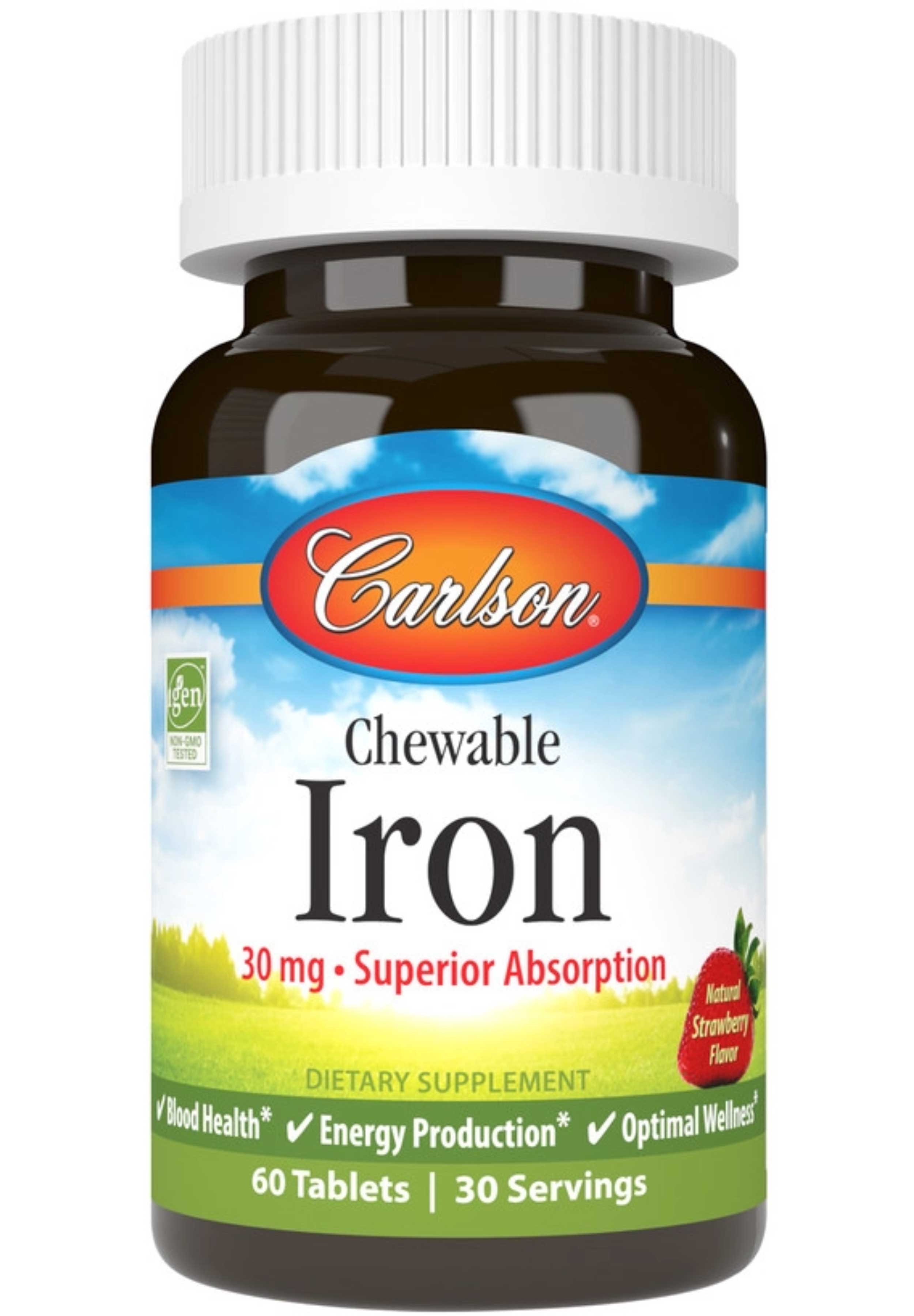 Carlson Labs Chewable Iron 30 mg
