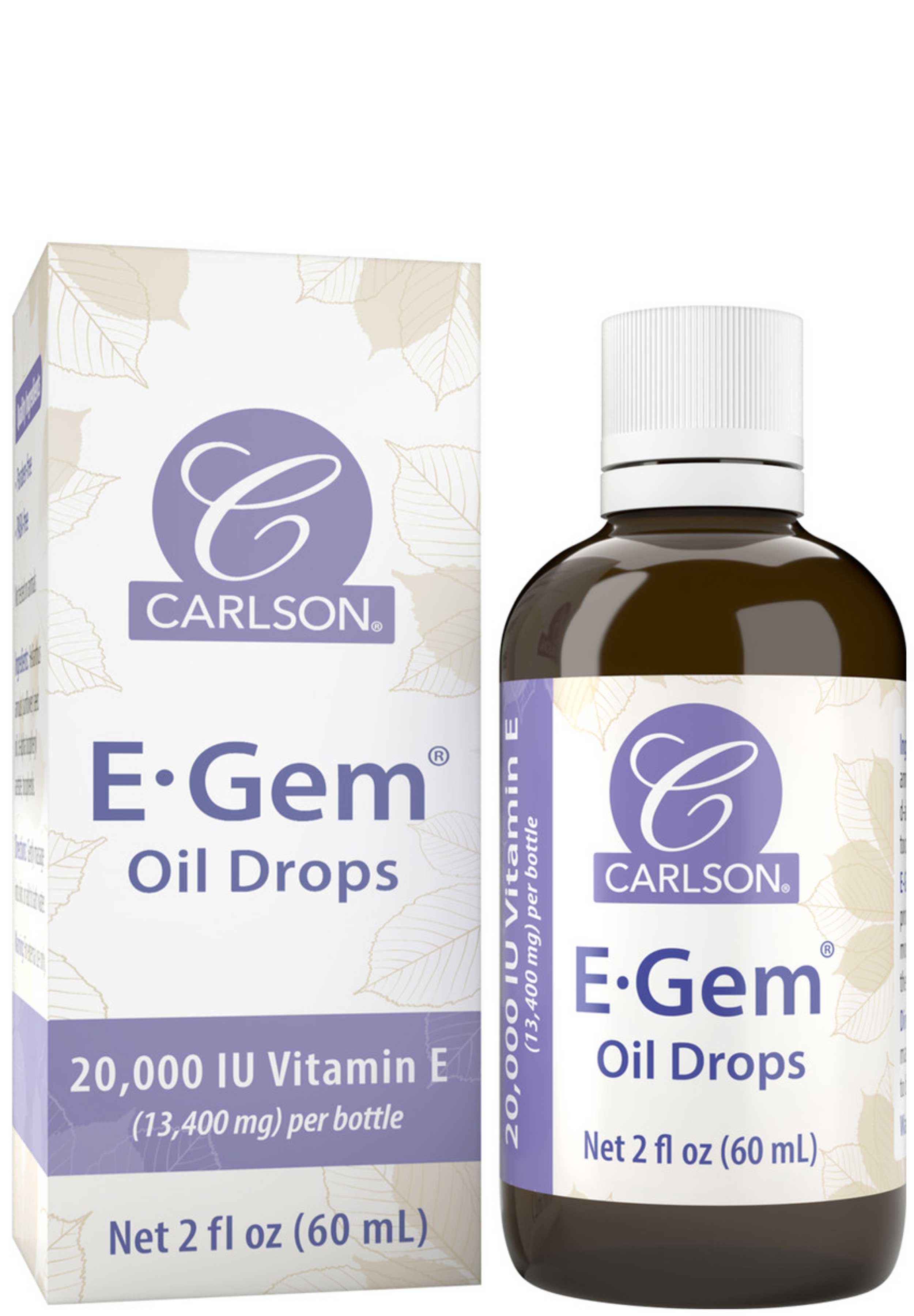 Carlson Labs E-Gem Oil Drops 