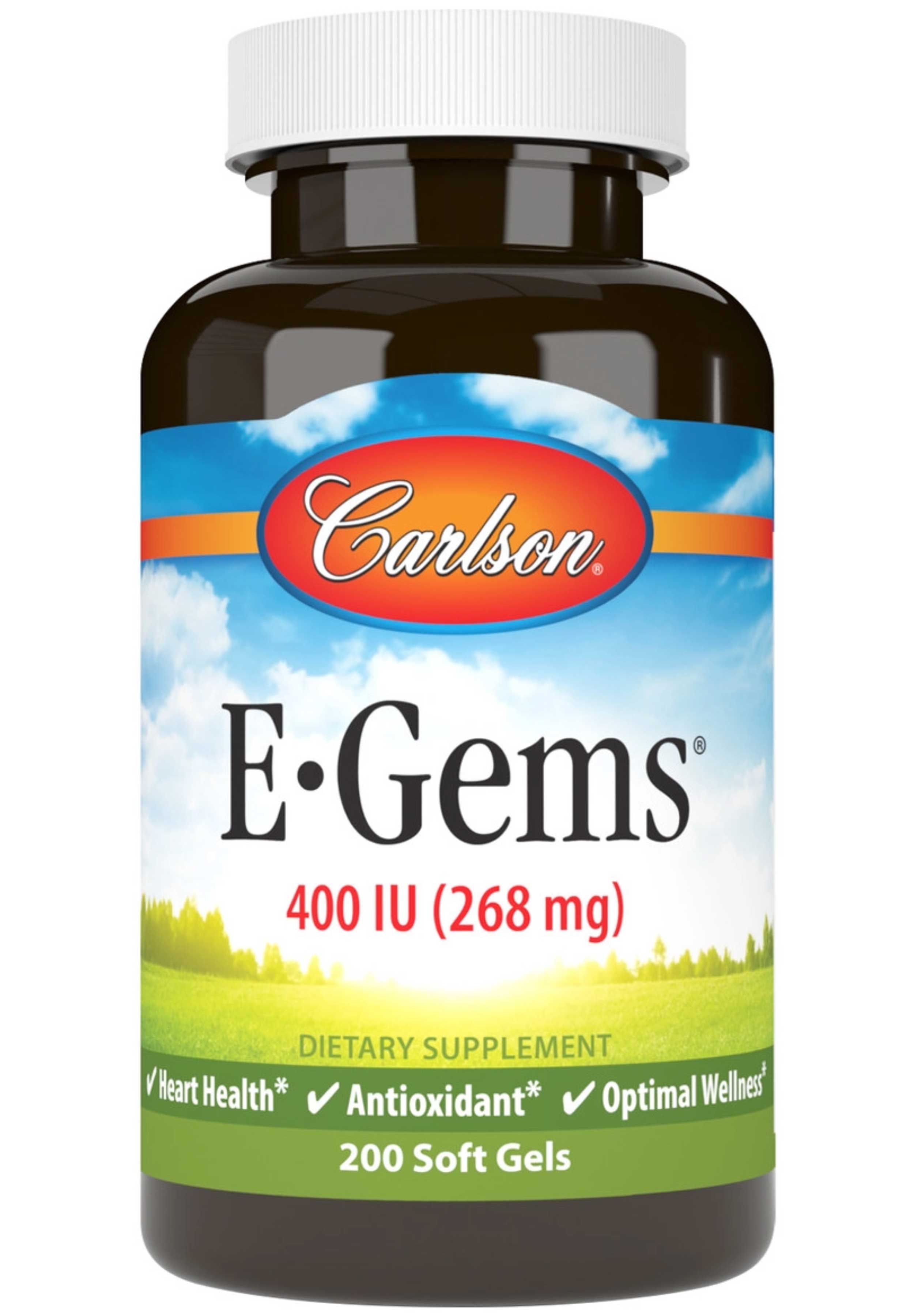 Carlson Labs E-Gems 400 IU (268 mg)