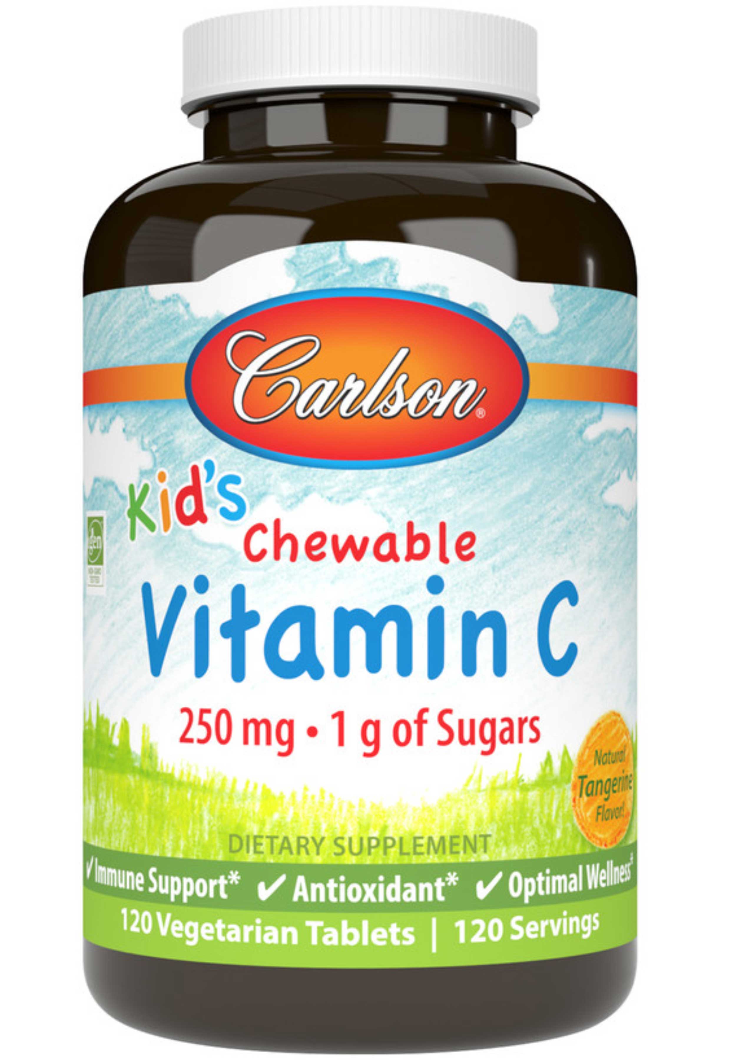 Carlson Labs Kid's Chewable Vitamin C 250 mg