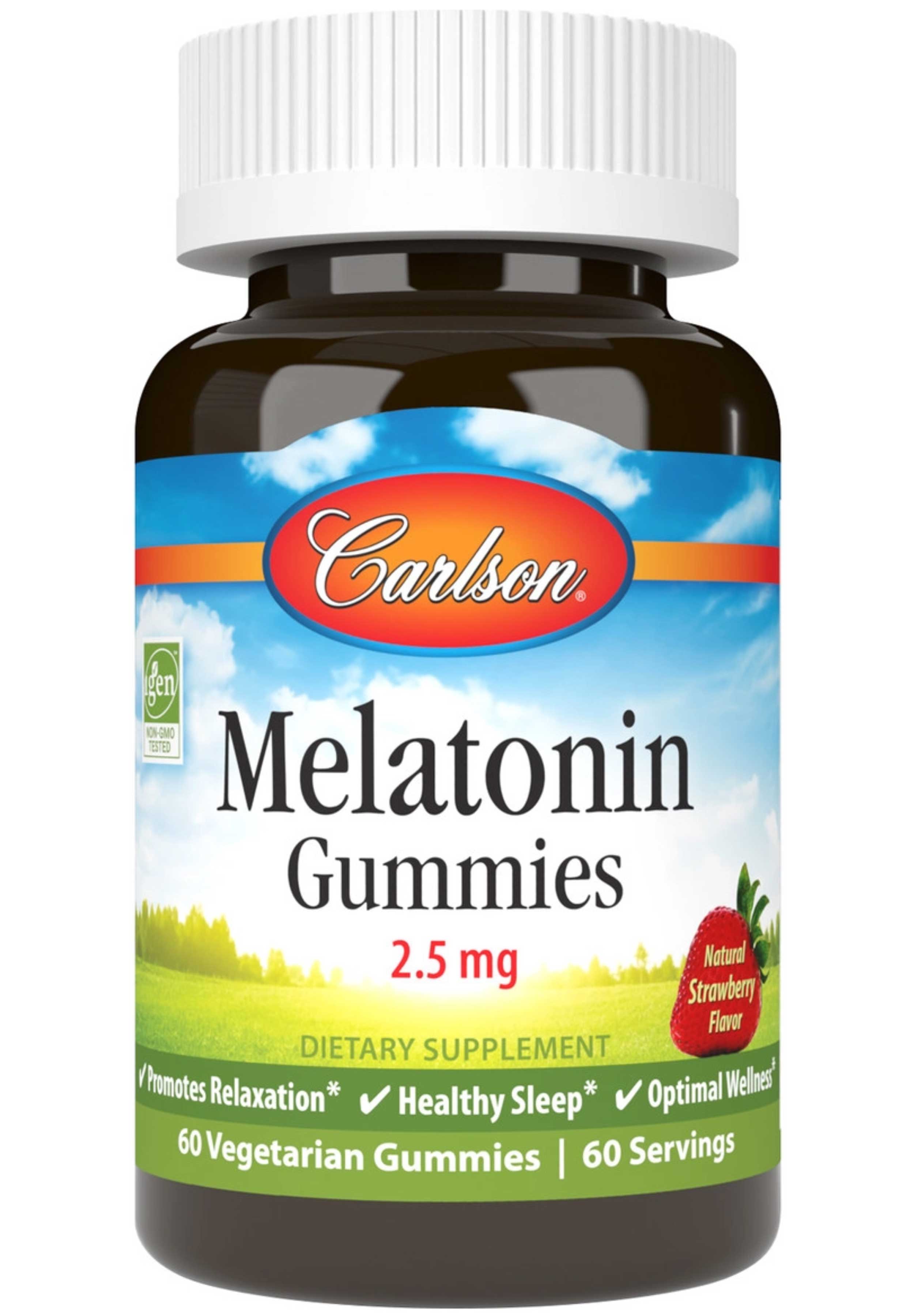 Carlson Labs Melatonin Gummies 2.5 mg