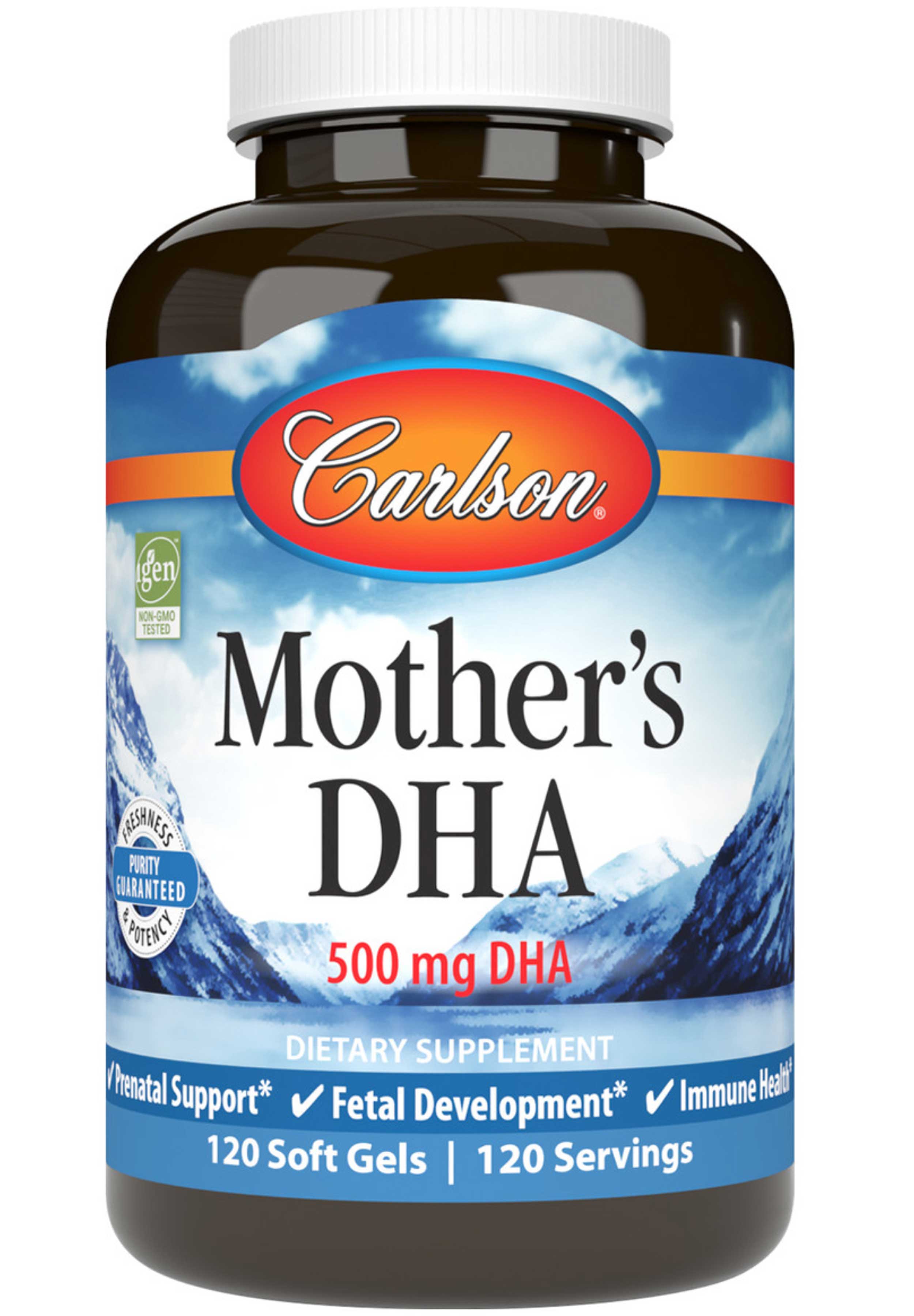 Carlson Labs Mother's DHA 500 mg