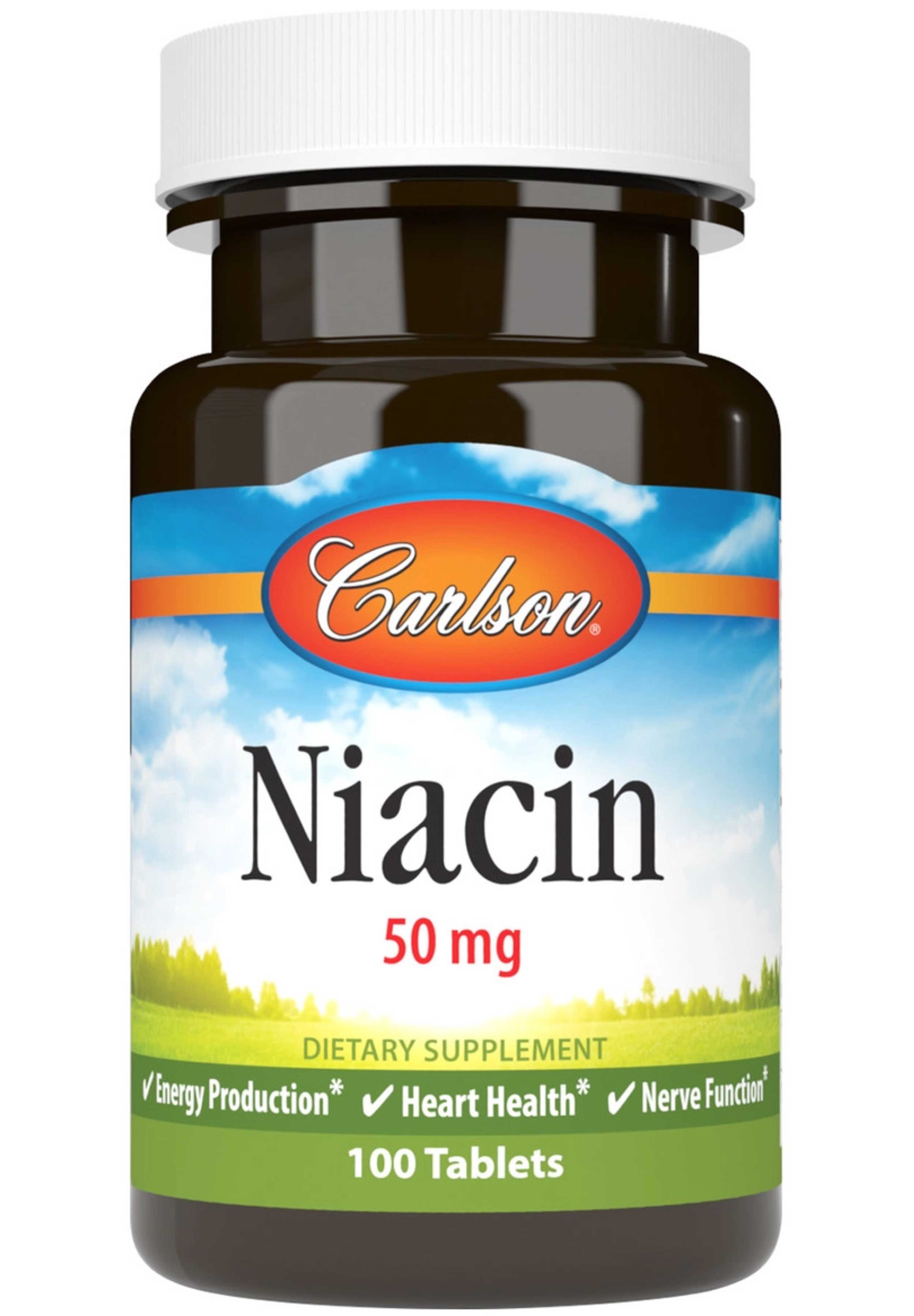 Carlson Labs Niacin 50 mg