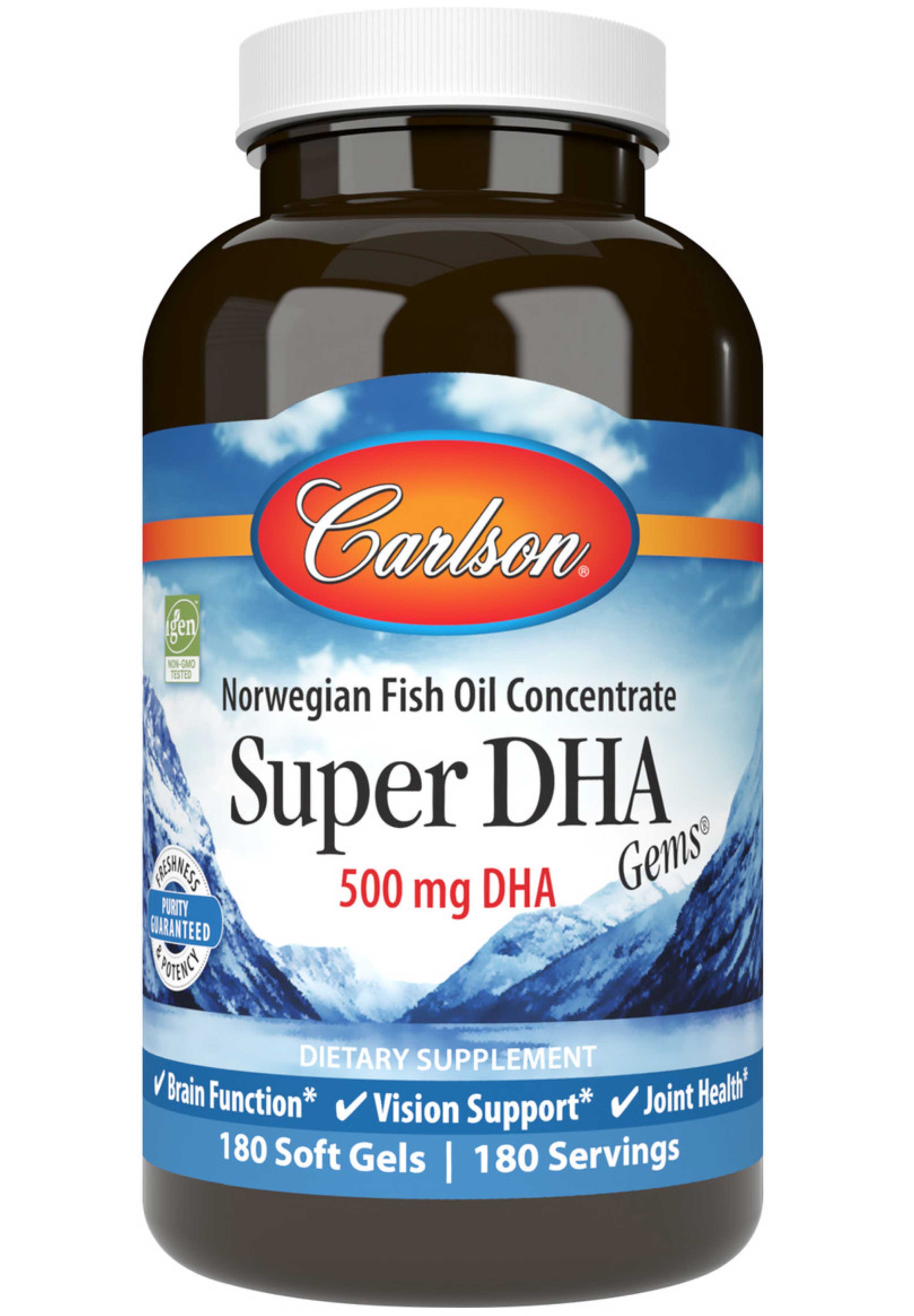 Carlson Labs Super DHA Gems® 500 mg DHA