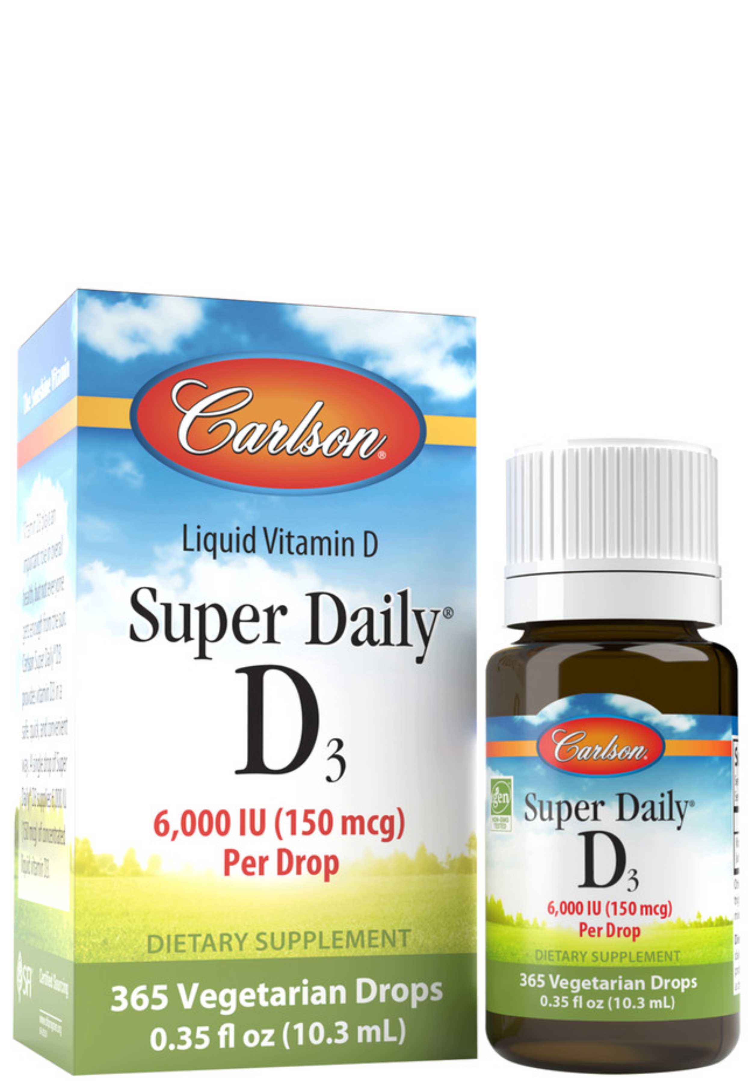 Carlson Labs Super Daily® D3 6,000 IU (150 mcg)