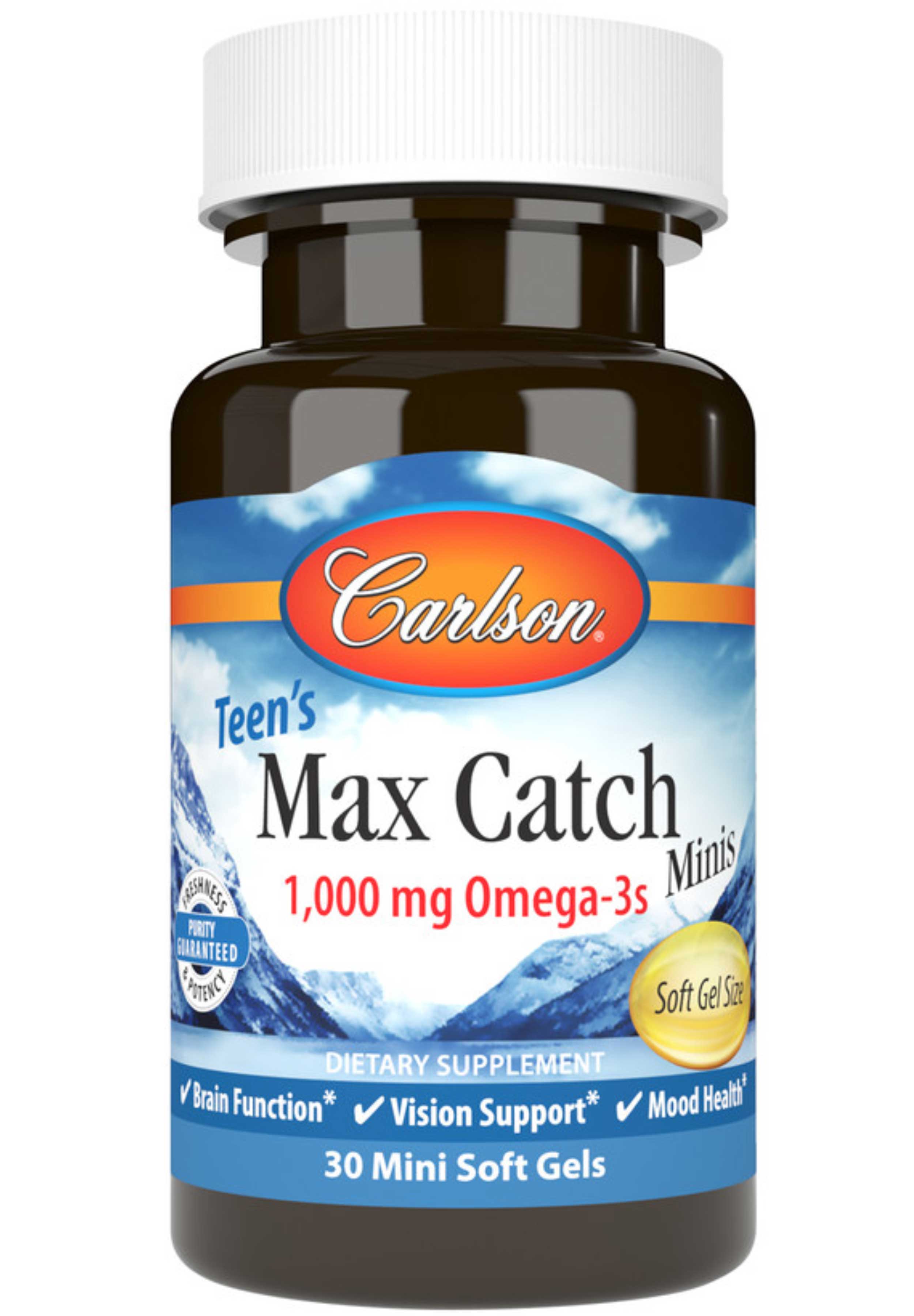 Carlson Labs Teen's Max Catch Minis 1,000 mg