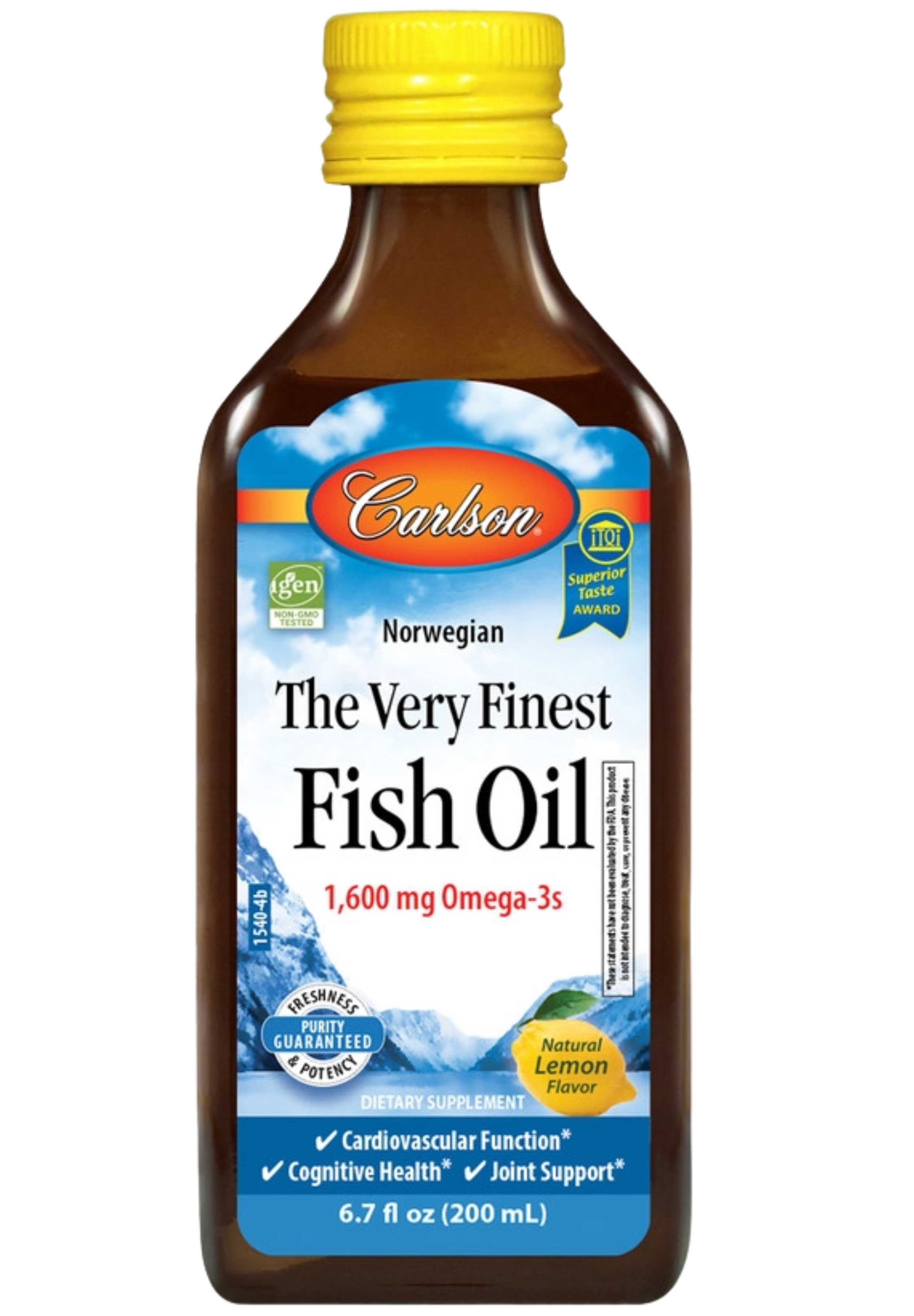 Carlson Labs The Very Finest Fish Oil™ 1,600 mg, Liquid