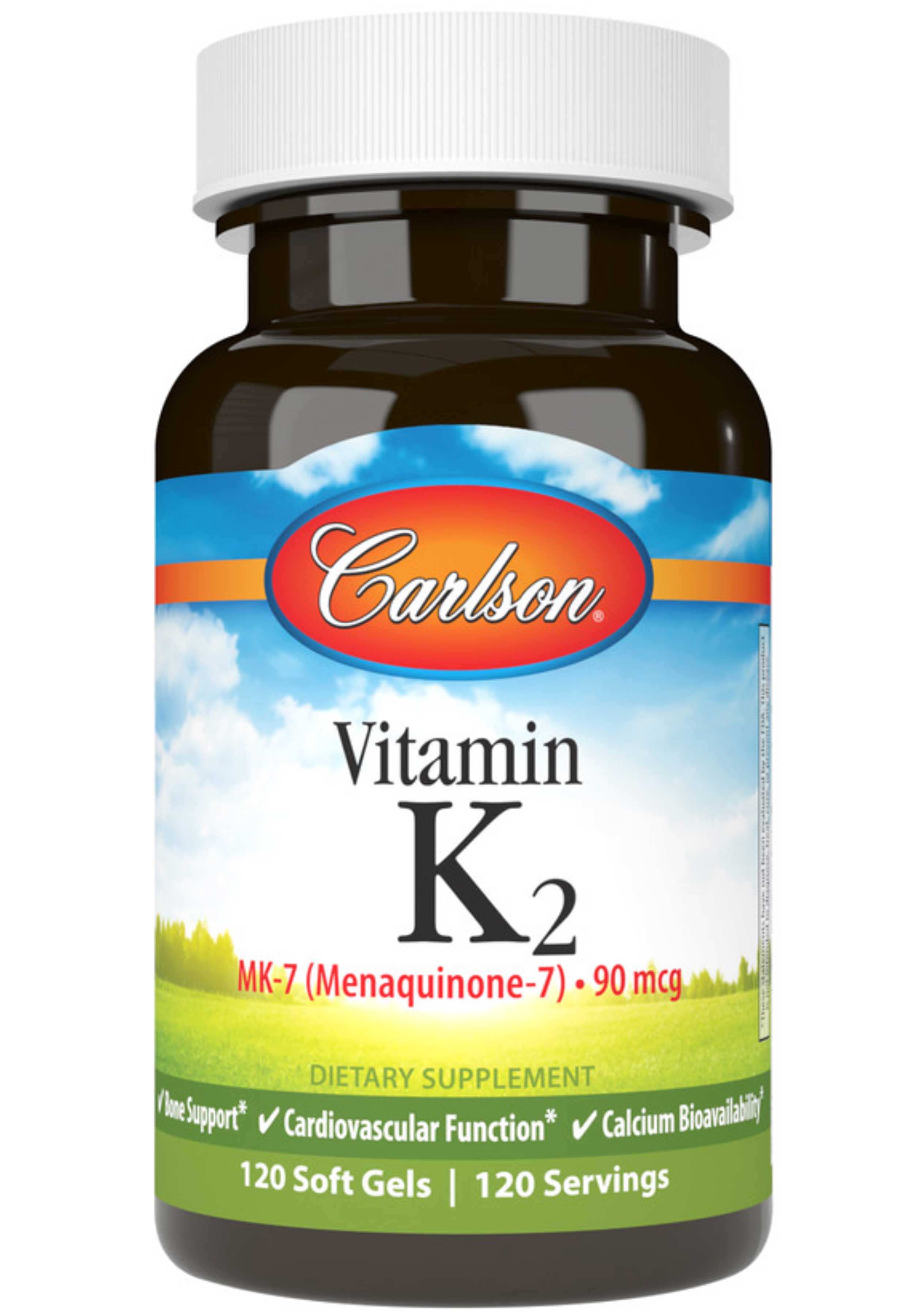 Carlson Labs Vitamin K2 MK-7 90 mcg