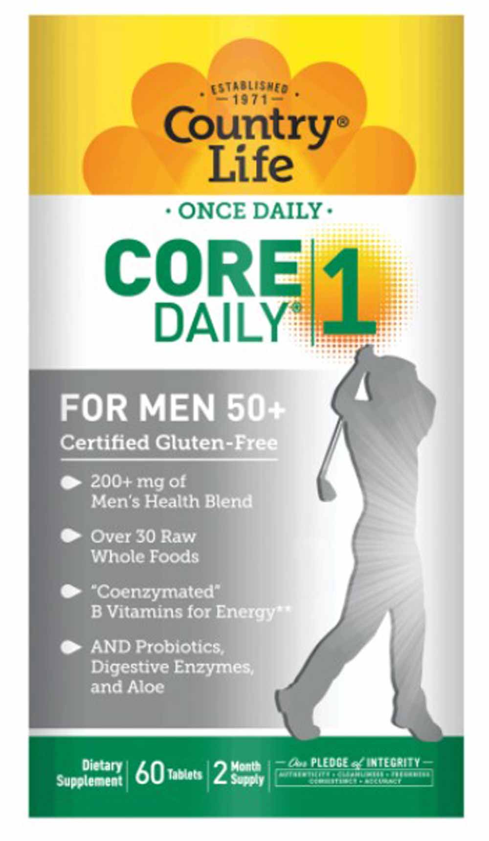 Country Life Core Daily 1 Multivitamin For Men 50+