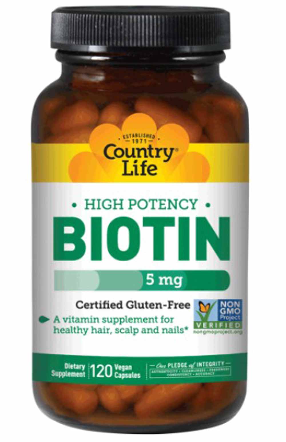 Country Life High Potency Biotin 5 mg