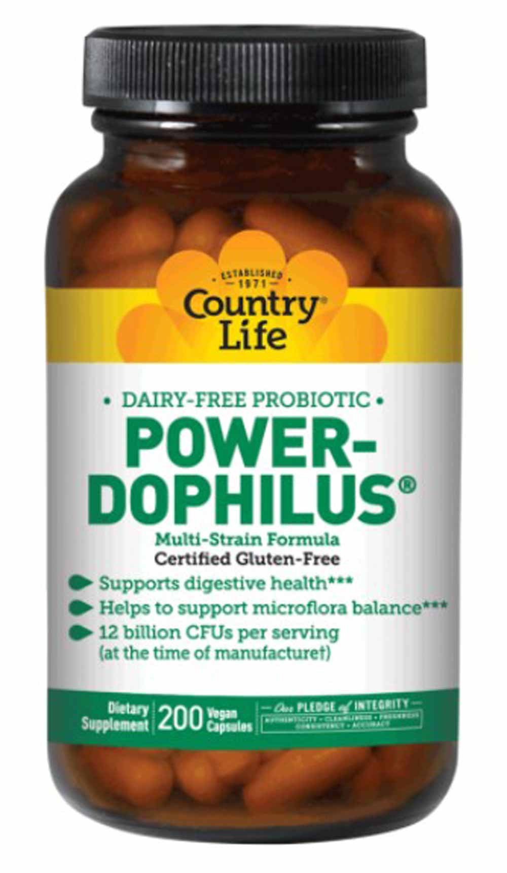 Country Life Power-Dophilus Dairy Free Probiotic
