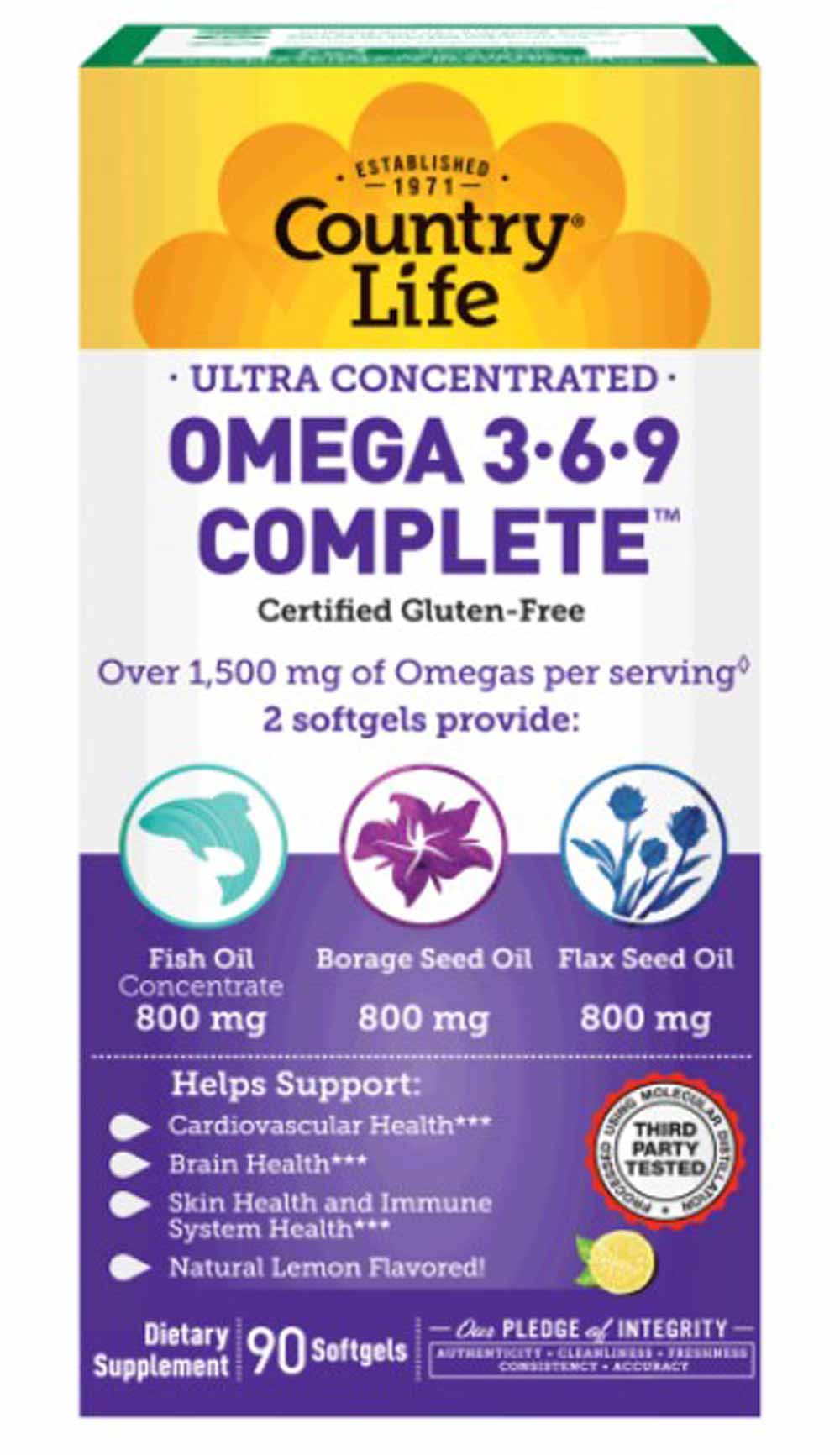 Country Life Ultra Omega 3-6-9 Complete