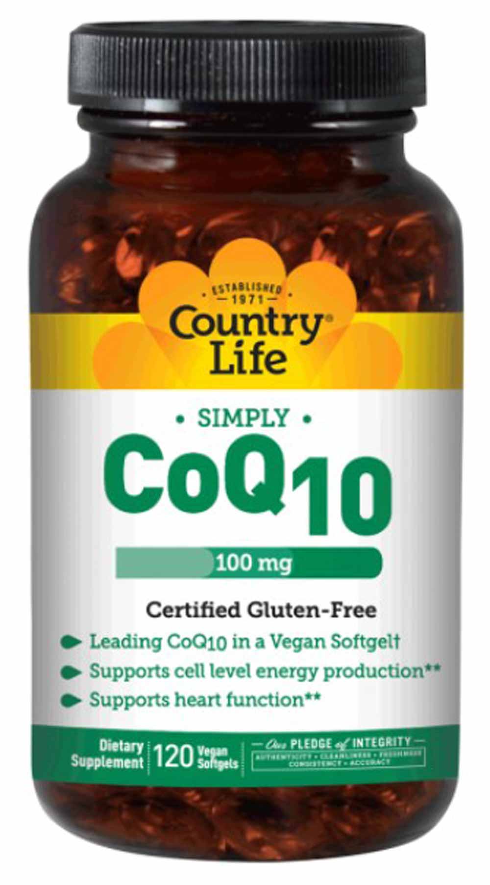 Country Life Vegan CoQ10 100 mg