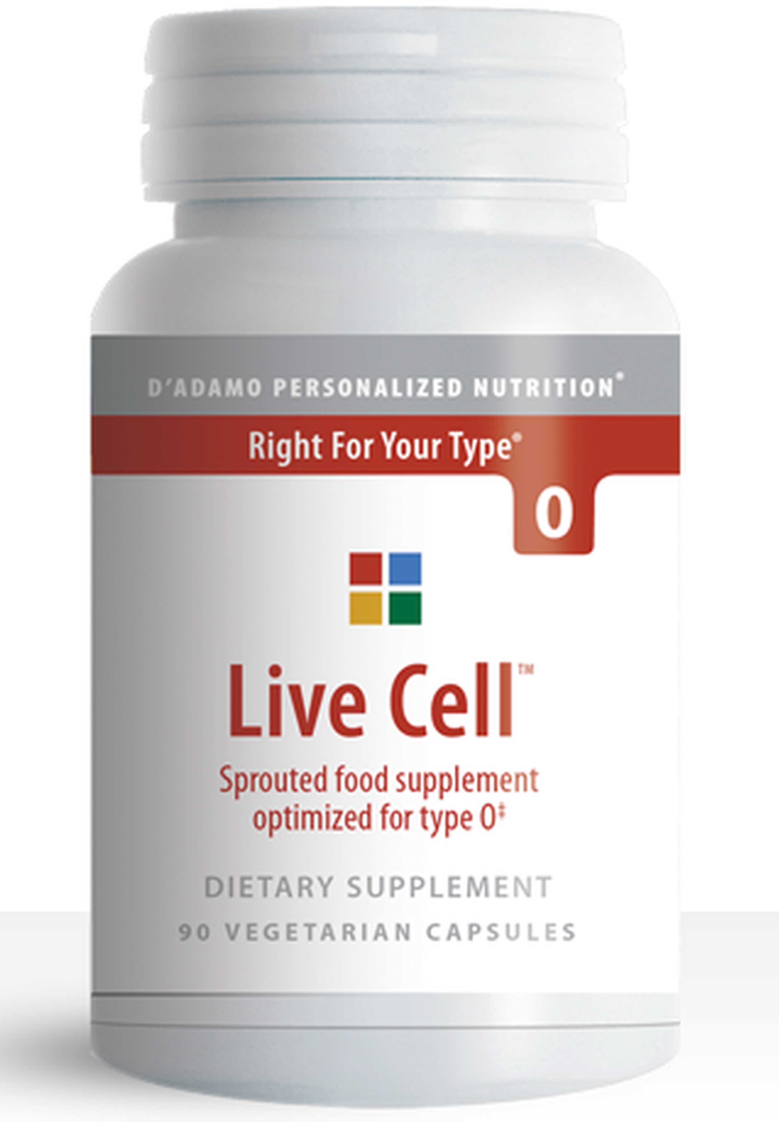 D'Adamo Personalized Nutrition Live Cell O