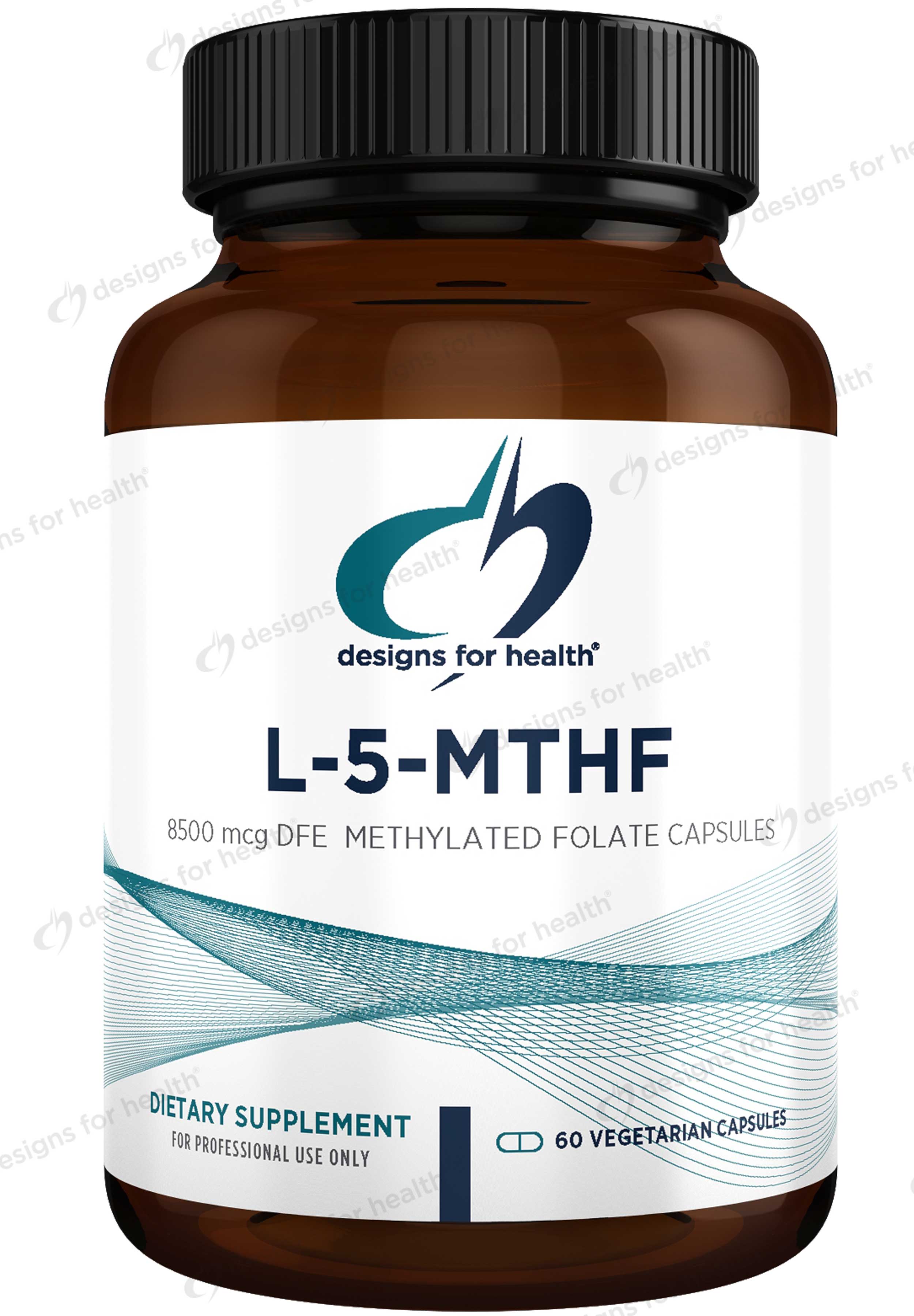Designs for Health L-5-MTHF (5mg) 8500 mcg DFE