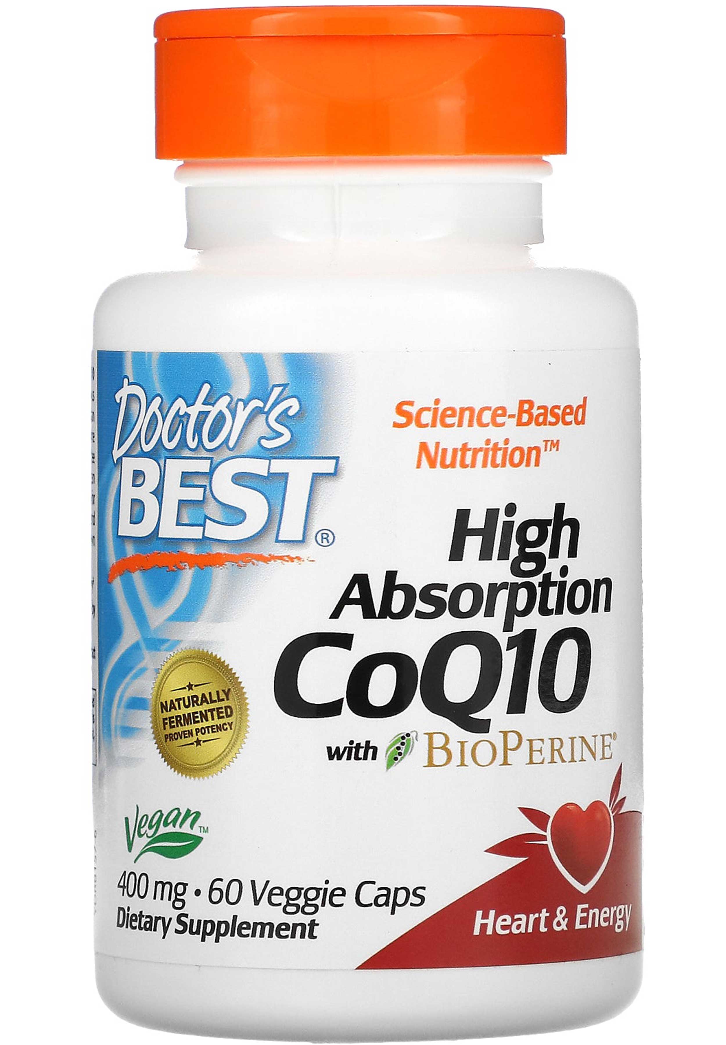 Doctor's Best High Absorption CoQ10 with BioPerine 400 mg