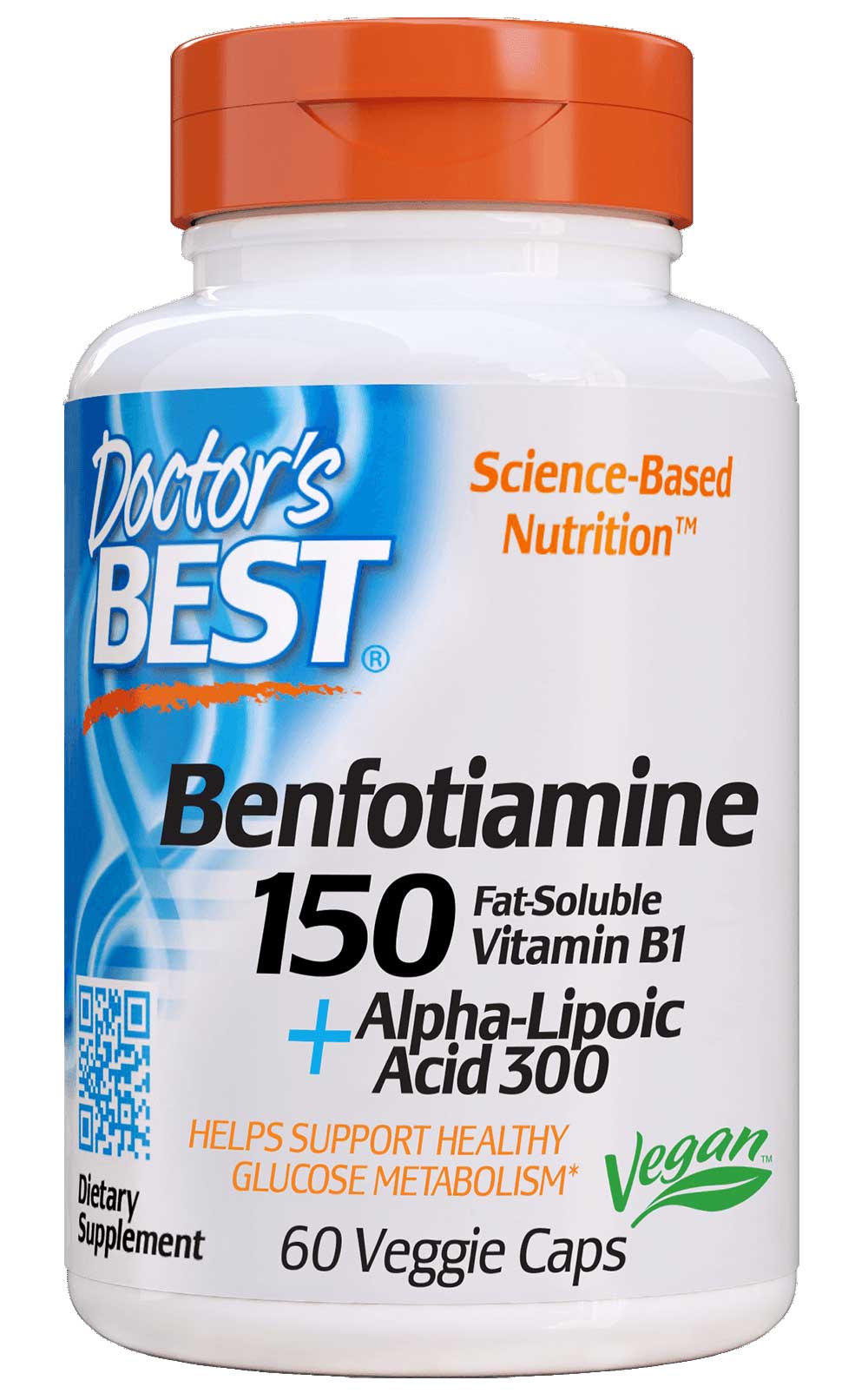 Doctor's Best Benfotiamine 150 + Alpha - Lipoic Acid 300