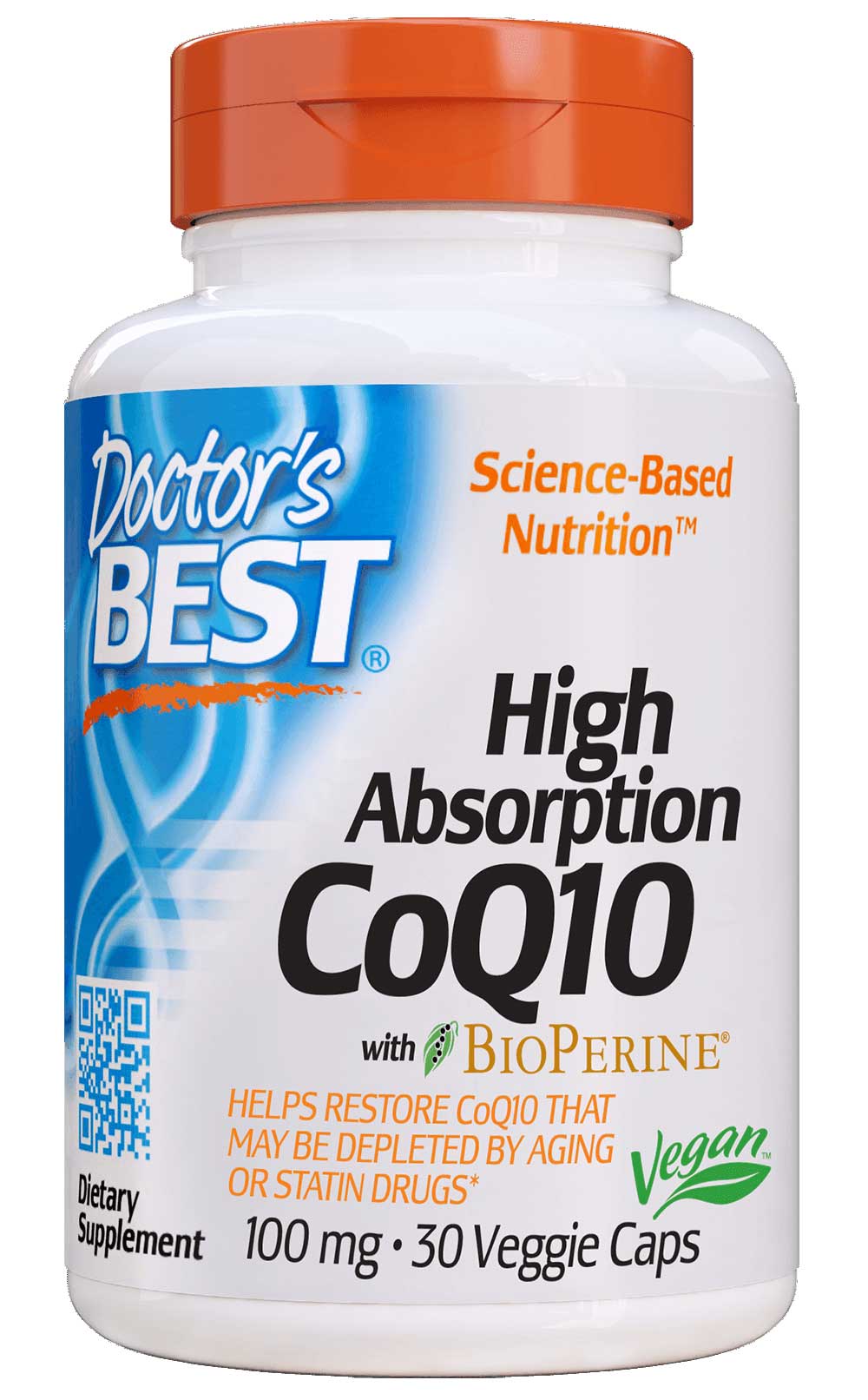 Doctor's Best High Absorption CoQ10 with BioPerine 100 mg (Veggie Caps)