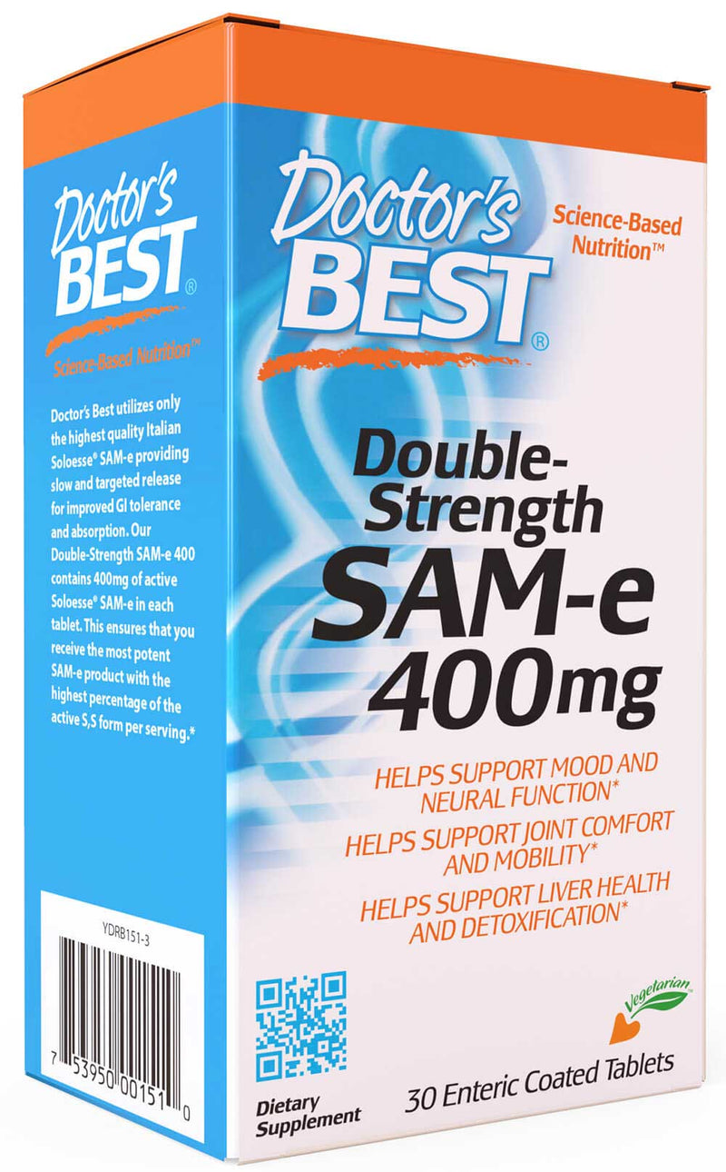 Doctor's Best Double Strength SAMe 400