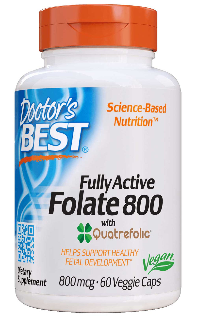 Doctor's Best Fully Active Folate 800  with Quatrefolic