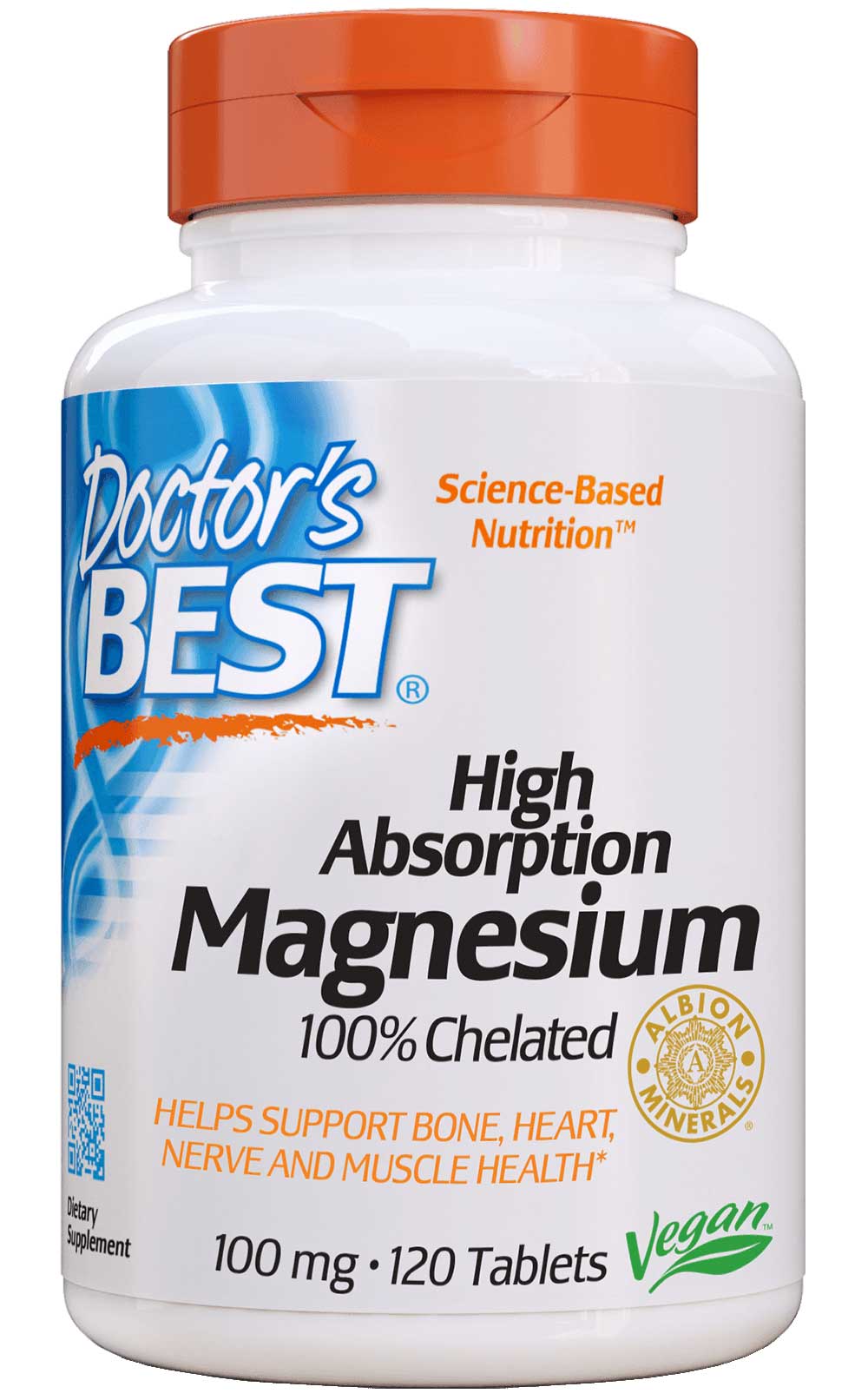 Doctor's Best High Absorption Magnesium 100 mg