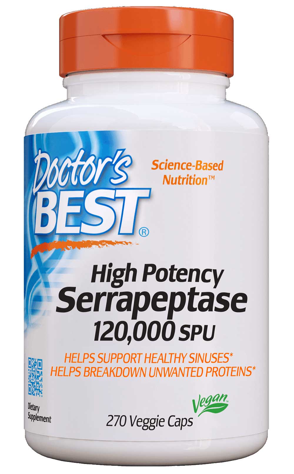 Doctor's Best High Potency Serrapeptase 120,000