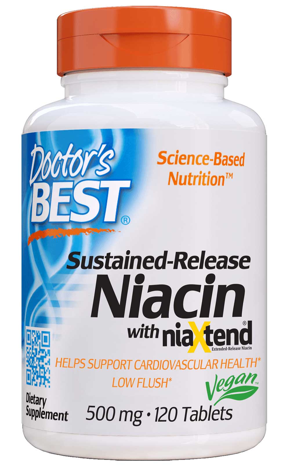 Doctor's Best Sustained-Release Niacin with NiaXtend 500 mg