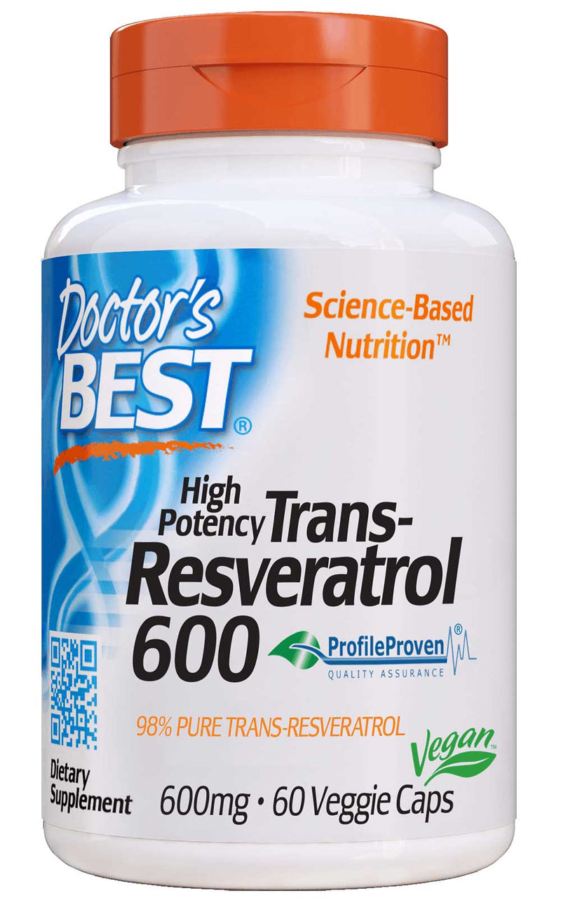Doctor's Best Trans-Resveratrol 600mg
