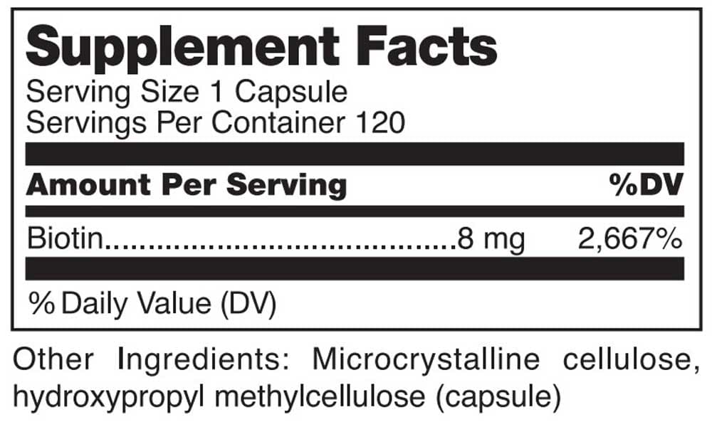 Douglas Laboratories Biotin 8 mg