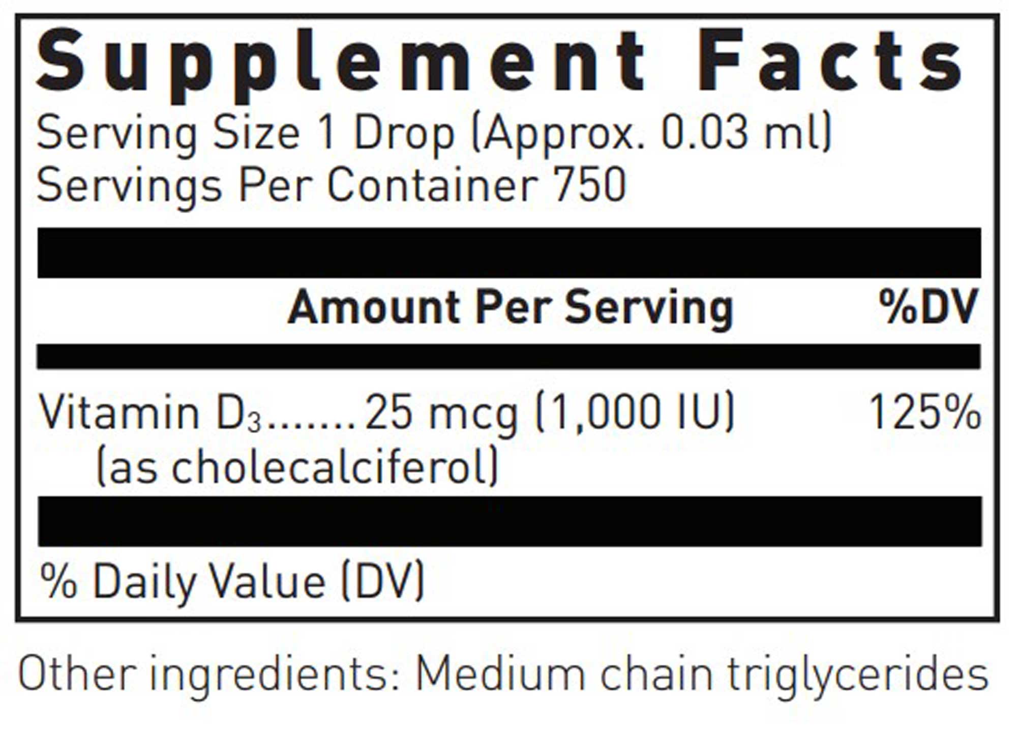 Douglas Laboratories Liquid Vitamin D-3