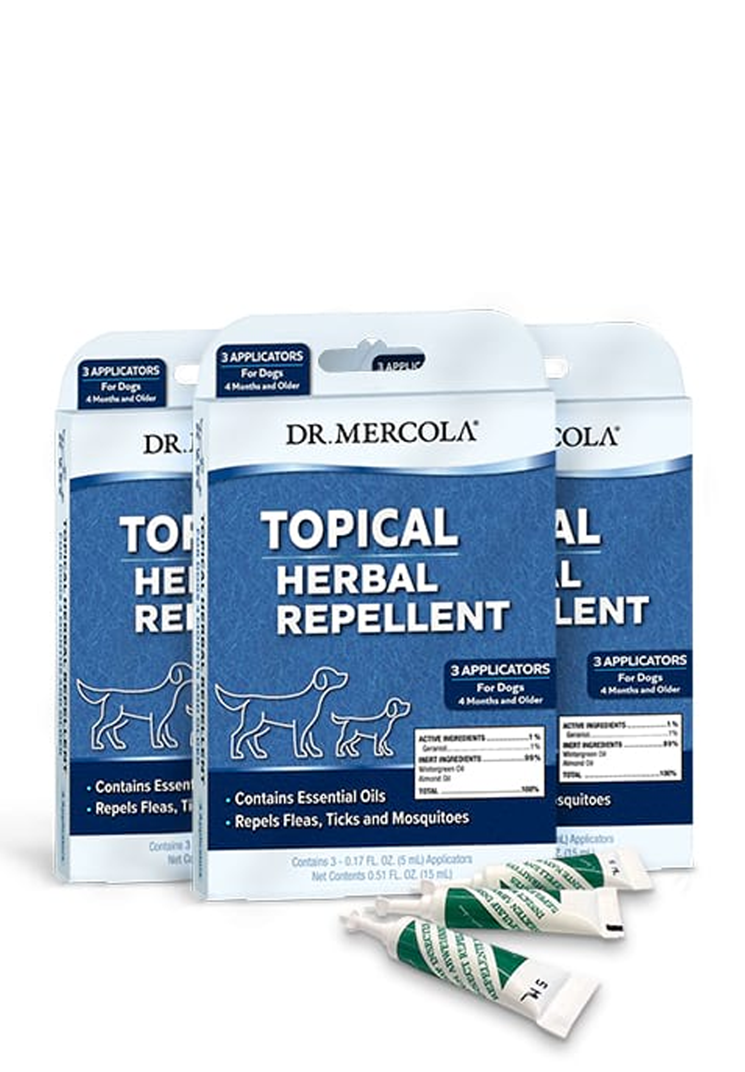 Dr. Mercola SpotOn Herbal Repellent Dogs