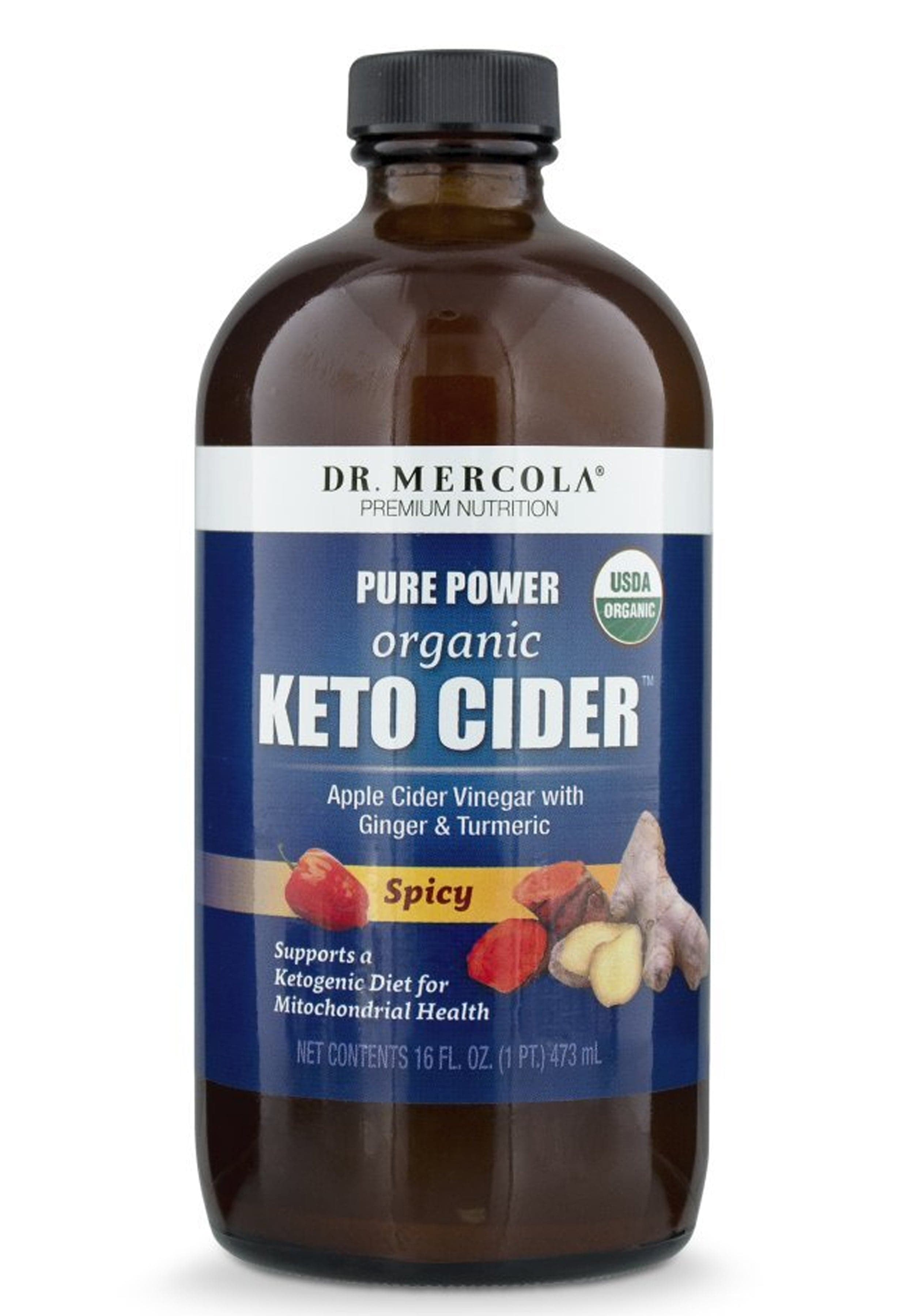 Dr. Mercola Organic Keto Cider Spicy (Apple Cider Vinegar Spicy Organic)
