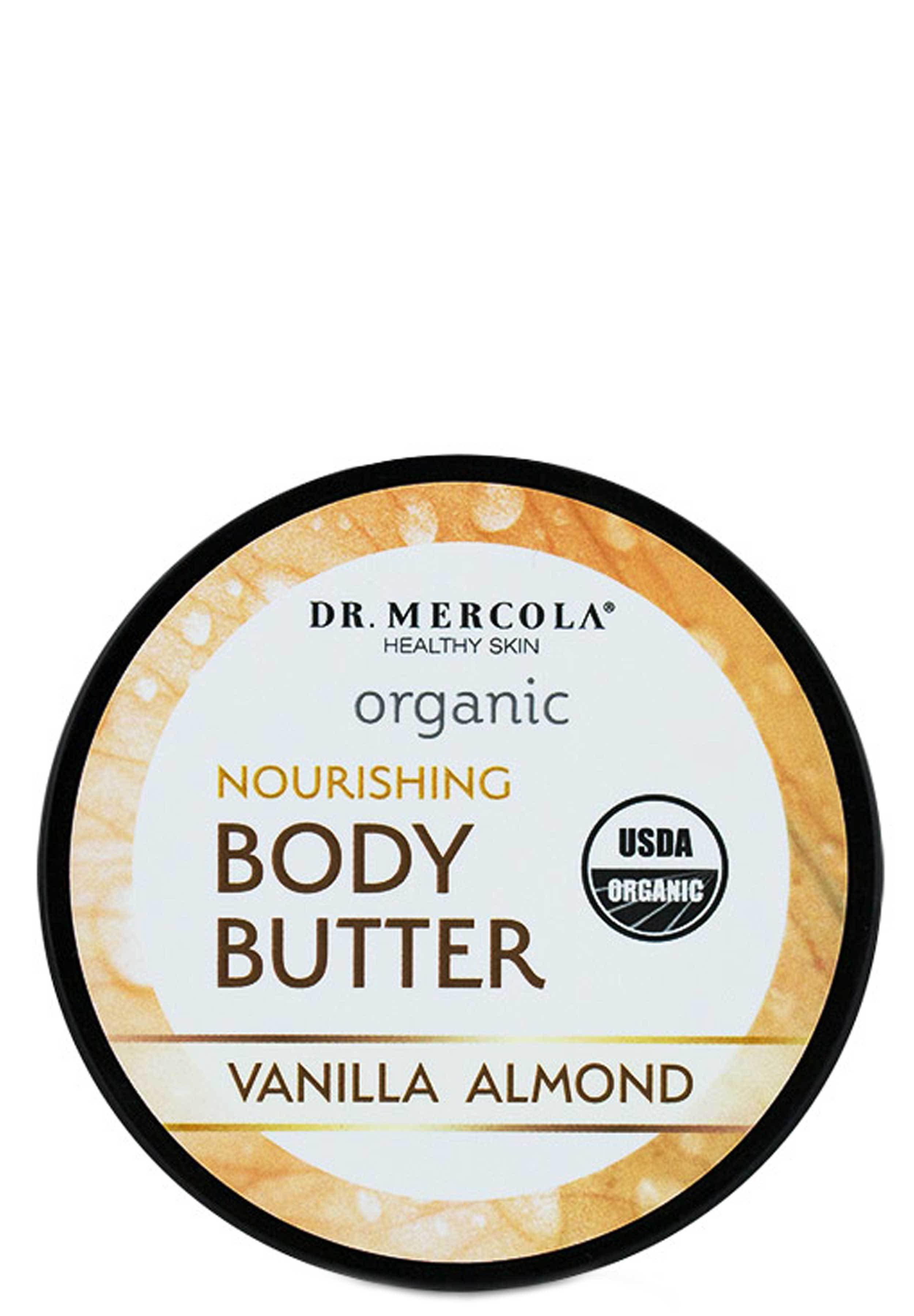Dr. Mercola Organic Body Butter Vanilla Almond