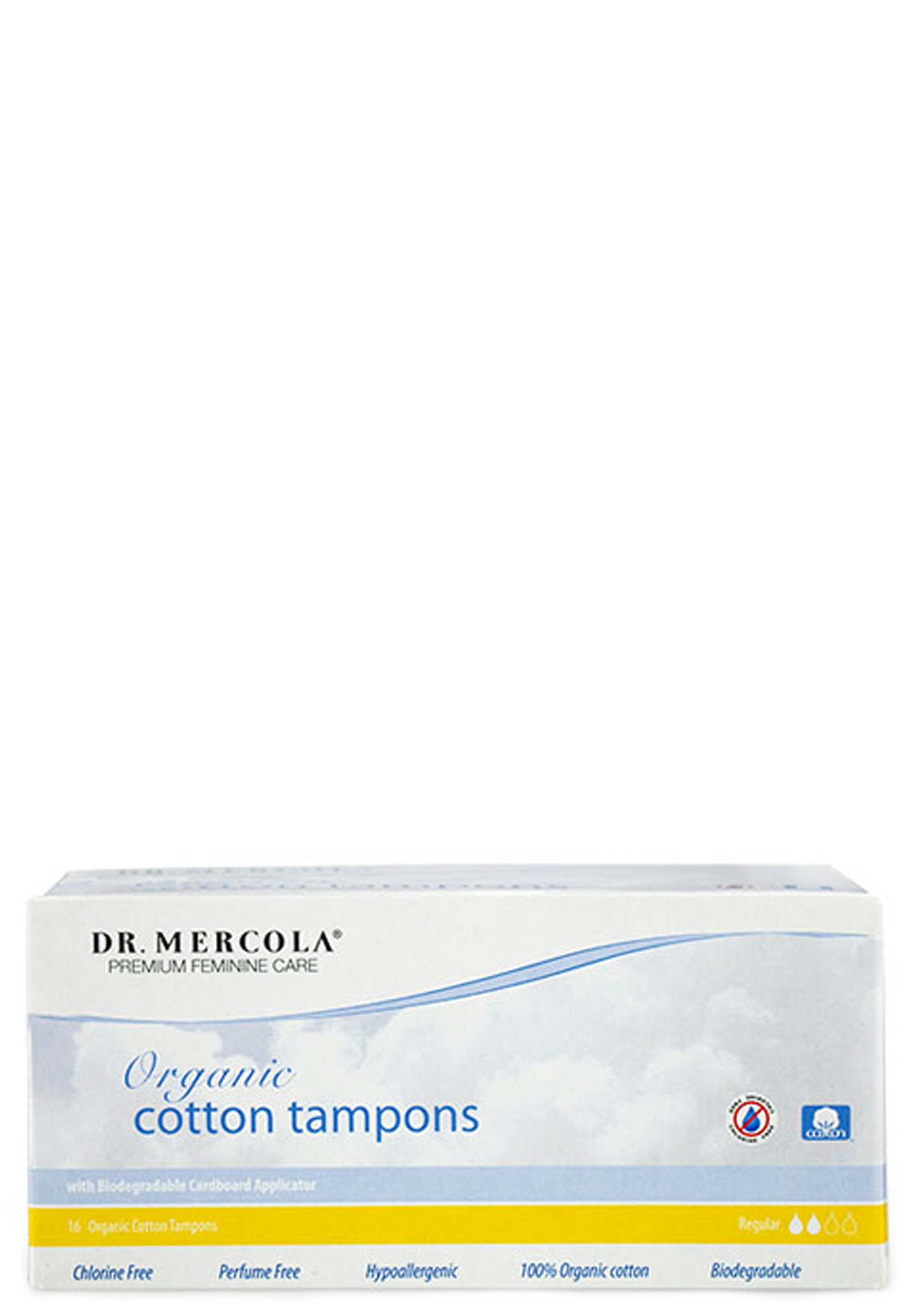 Dr. Mercola Organic Cotton Tampon Regular